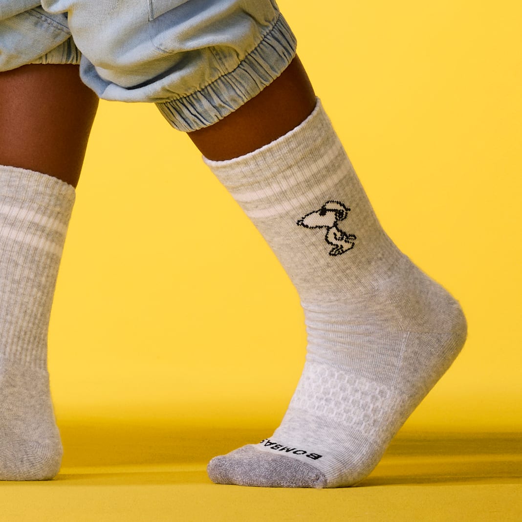 Peanuts x Bombas: Youth Calf Sock 4-Pack Gift Box - Image 2