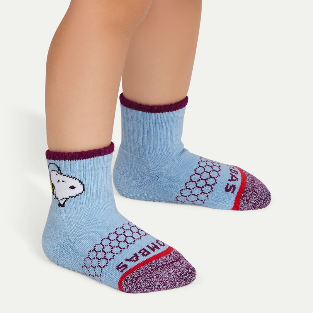 Peanuts x Bombas: Toddler Gripper Calf Sock 4-Pack Gift Box - Image 4