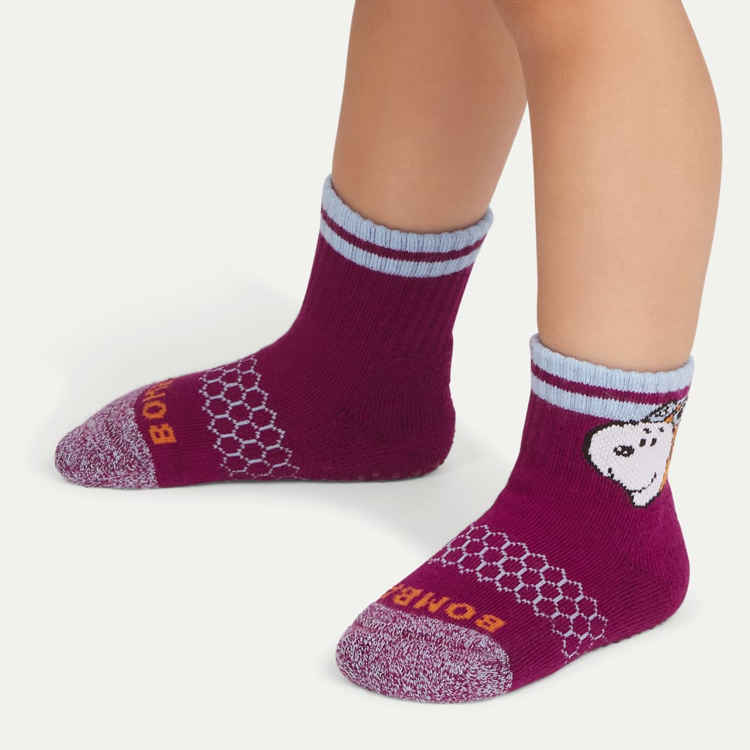 Peanuts x Bombas: Toddler Gripper Calf Sock 4-Pack Gift Box - Image 3