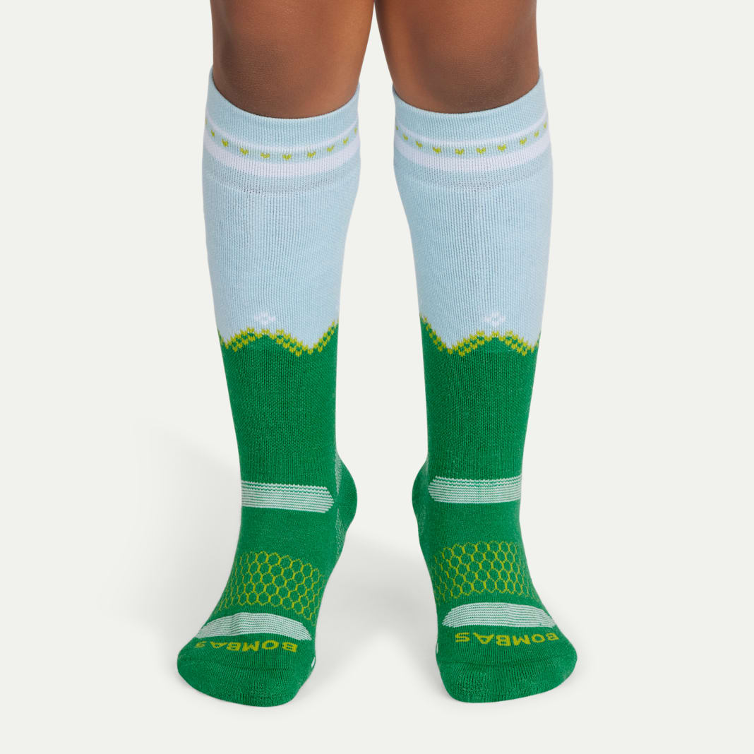Youth Full-Cushion Merino Wool Blend Ski & Snowboard Sock 6-Pack - Image 3