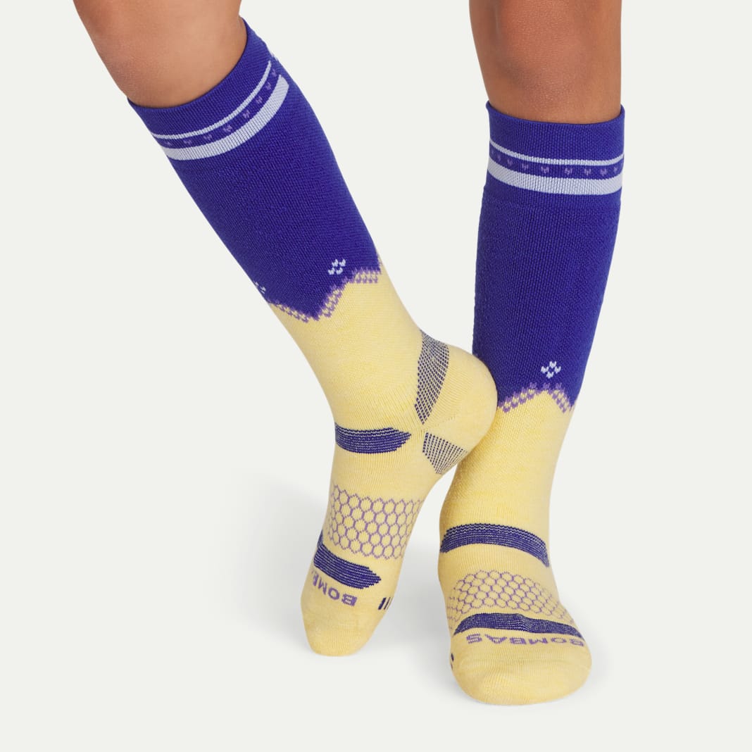 Youth Full-Cushion Merino Wool Blend Ski & Snowboard Sock 6-Pack - Image 4