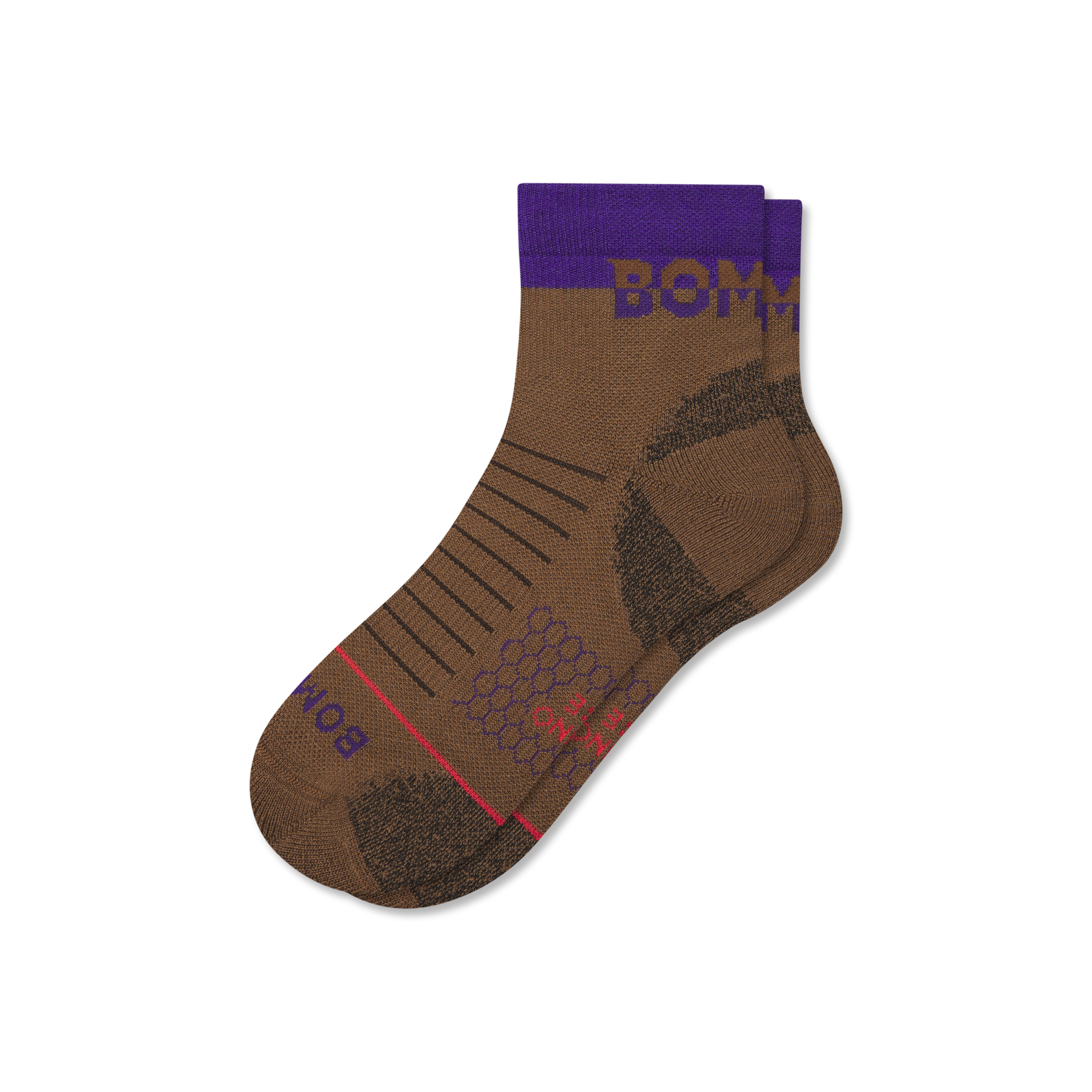 Men's Merino Wool Blend Hiking Quarter Socks - Image 5