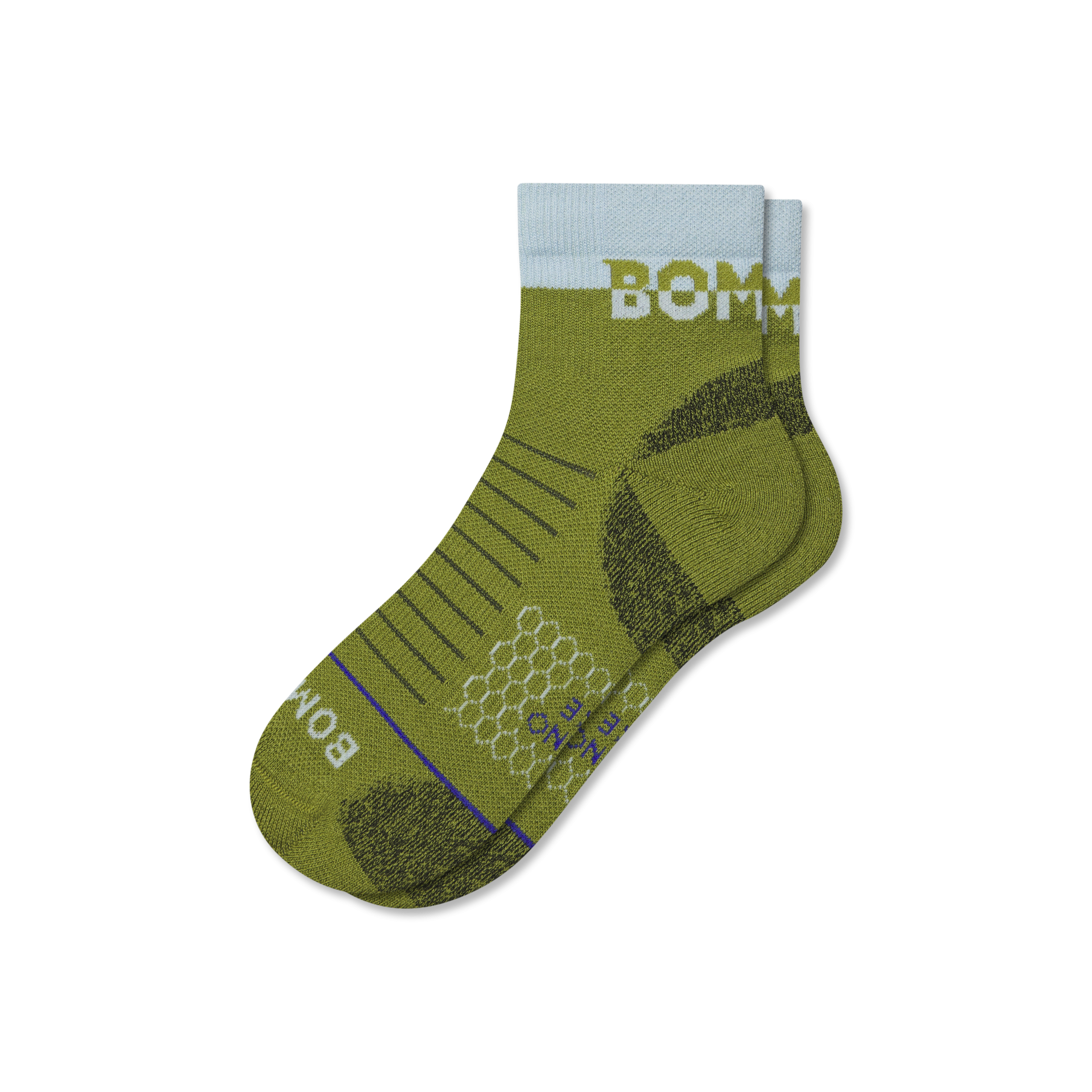Men's Merino Wool Blend Hiking Quarter Socks - Image 6