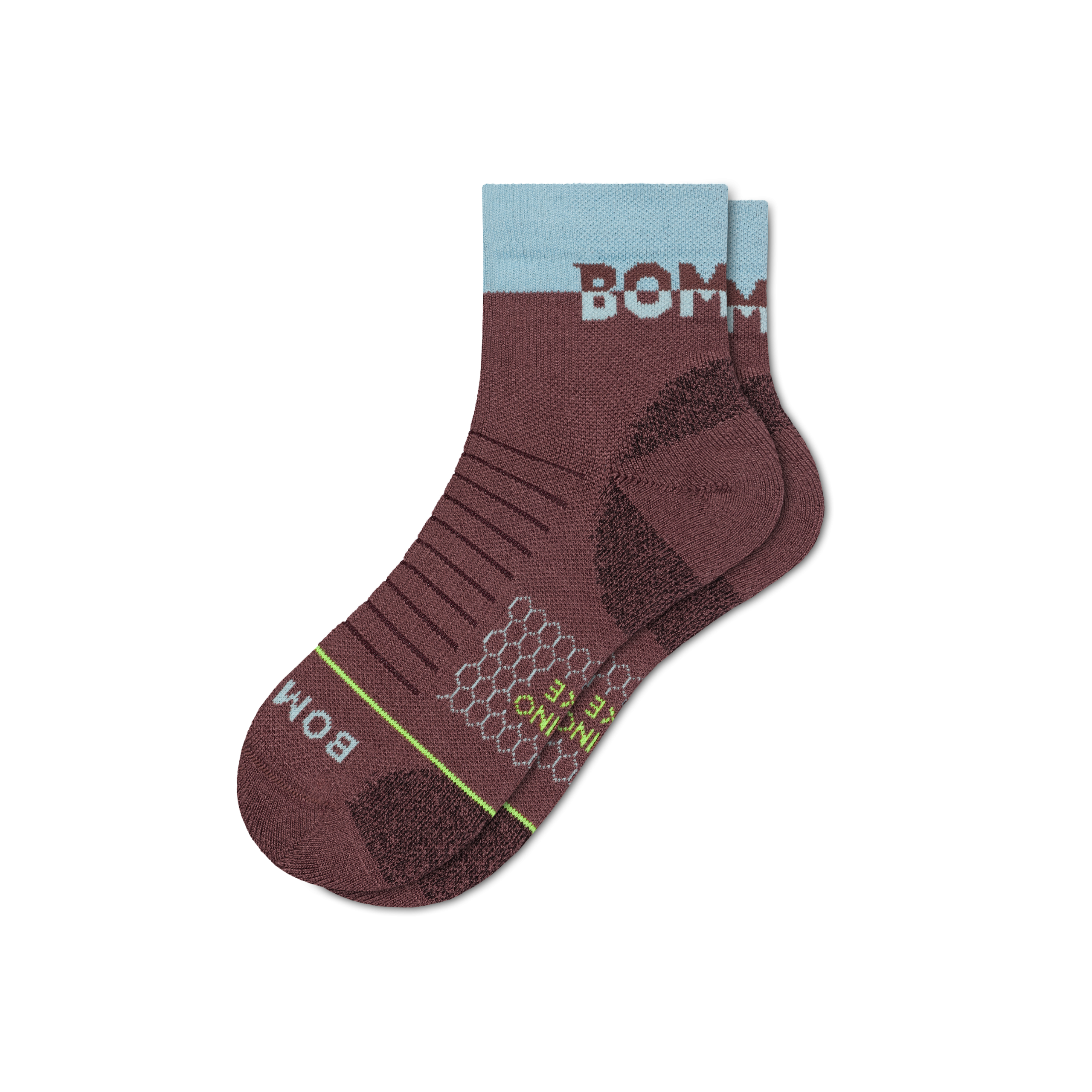 Men's Merino Wool Blend Hiking Quarter Socks - Image 4