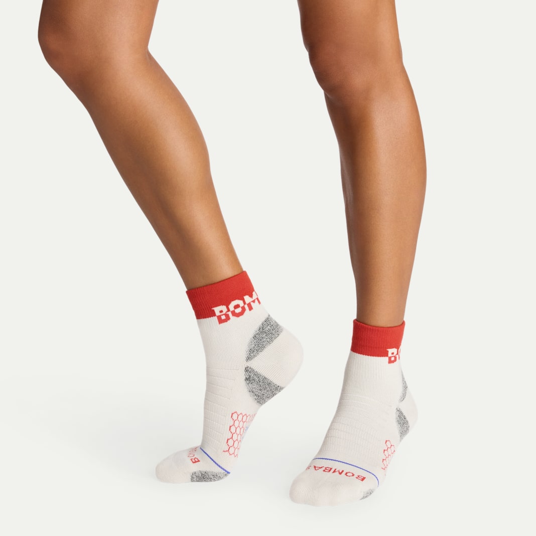 Women's Merino Wool Blend Hiking Quarter Sock 3-Pack - Image 4