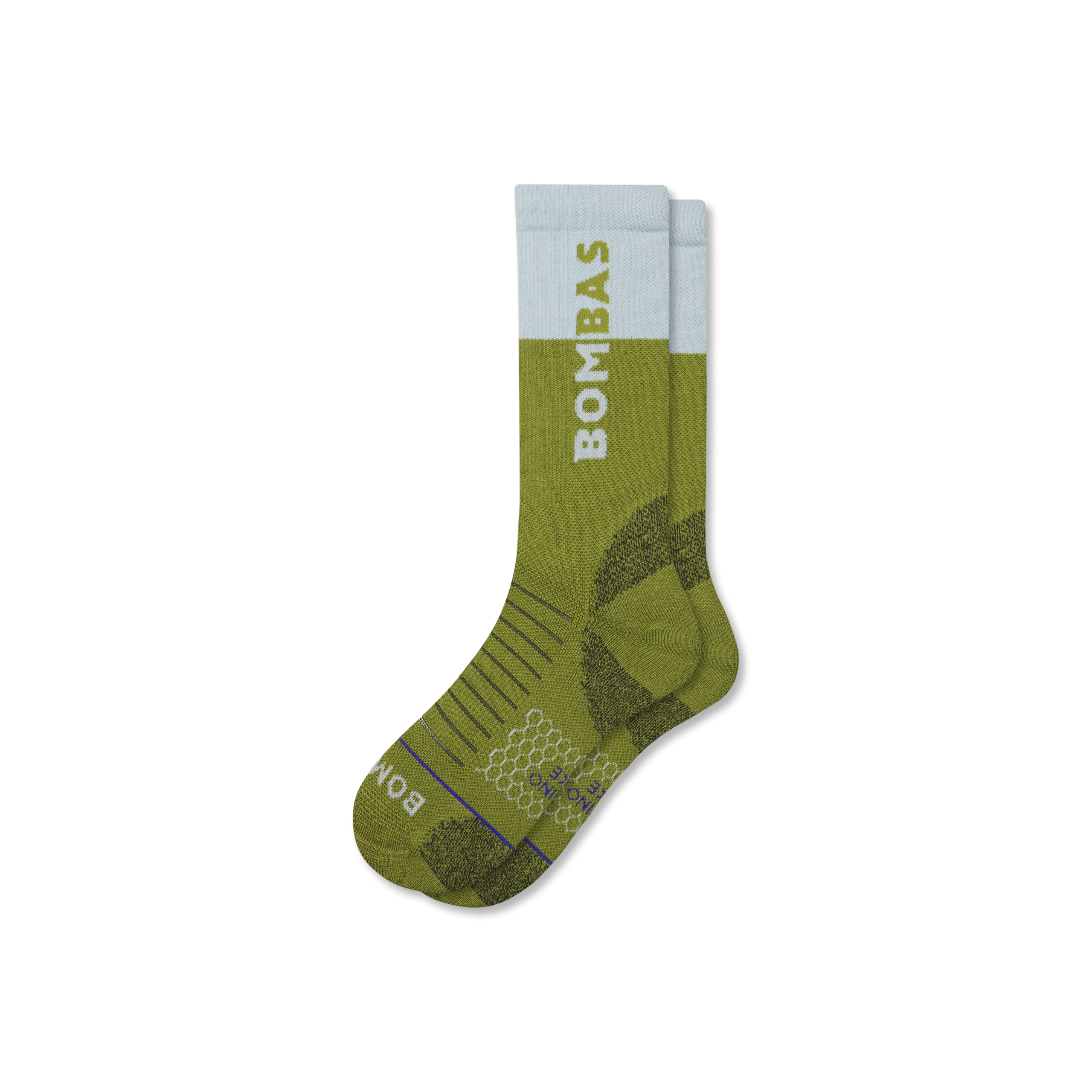 Men's Merino Wool Blend Hiking Calf Socks - Image 6