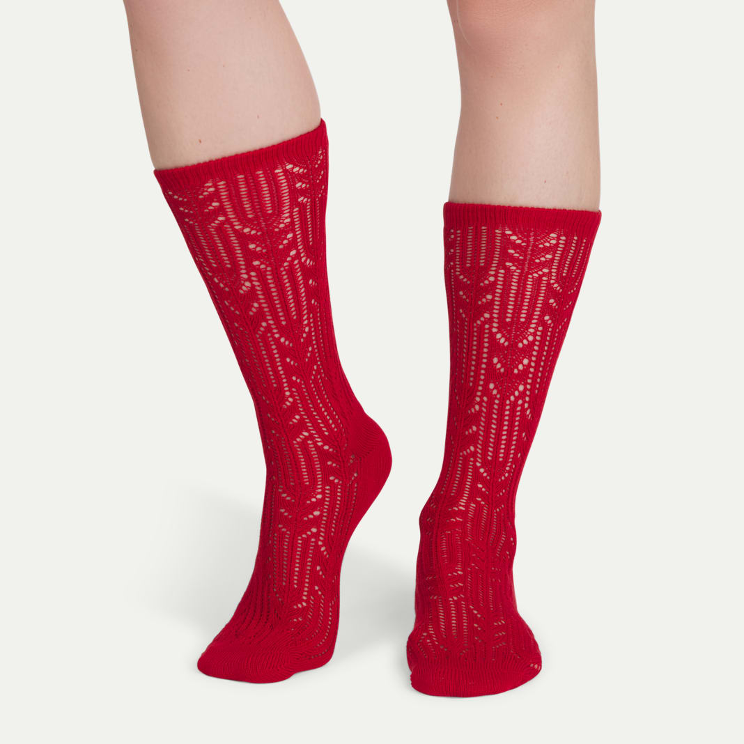 Women’s Pointelle Calf Sock 3-Pack - Image 4