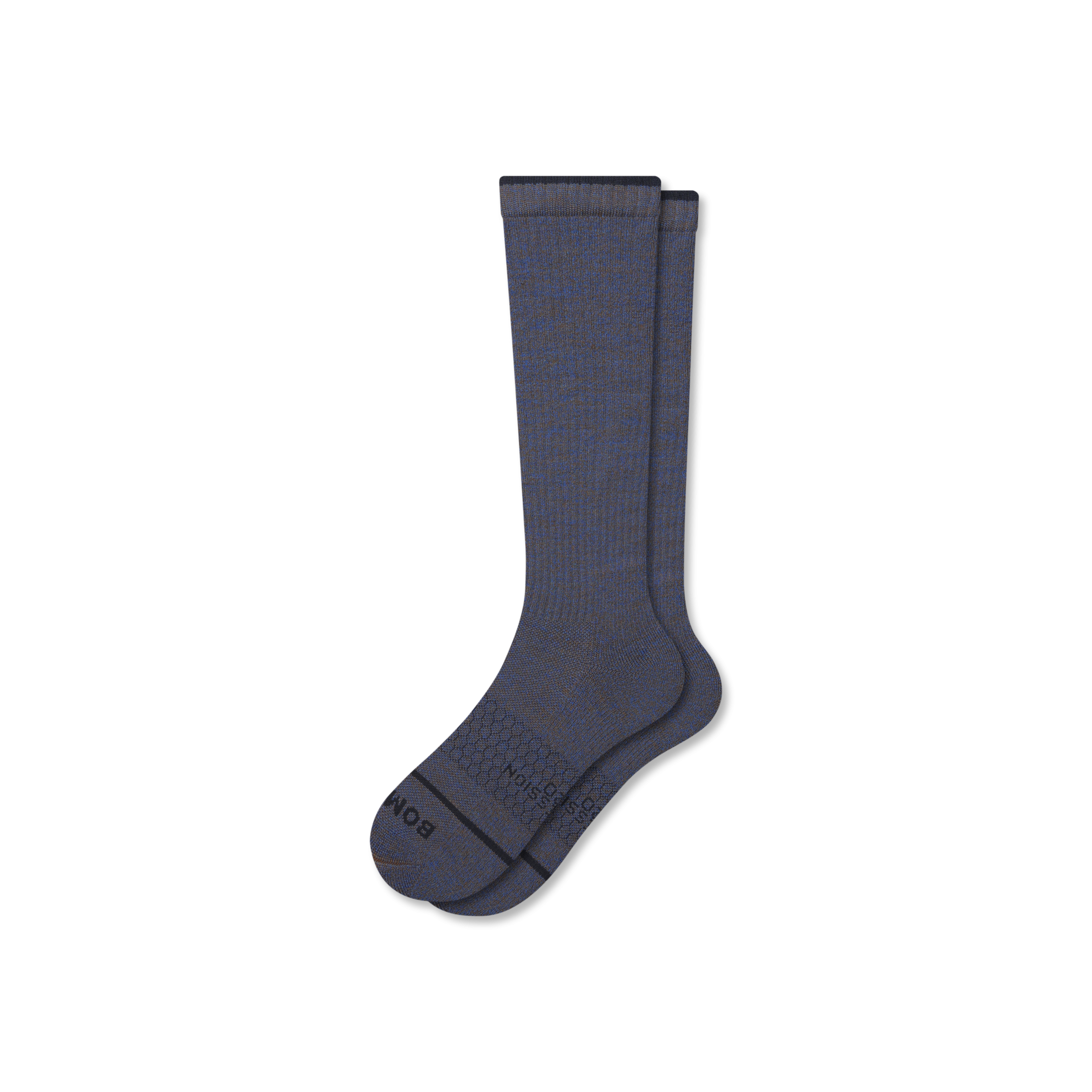 Men's Merino Wool Blend Everyday Compression Knee High Socks (15-20mmHg) - Image 3
