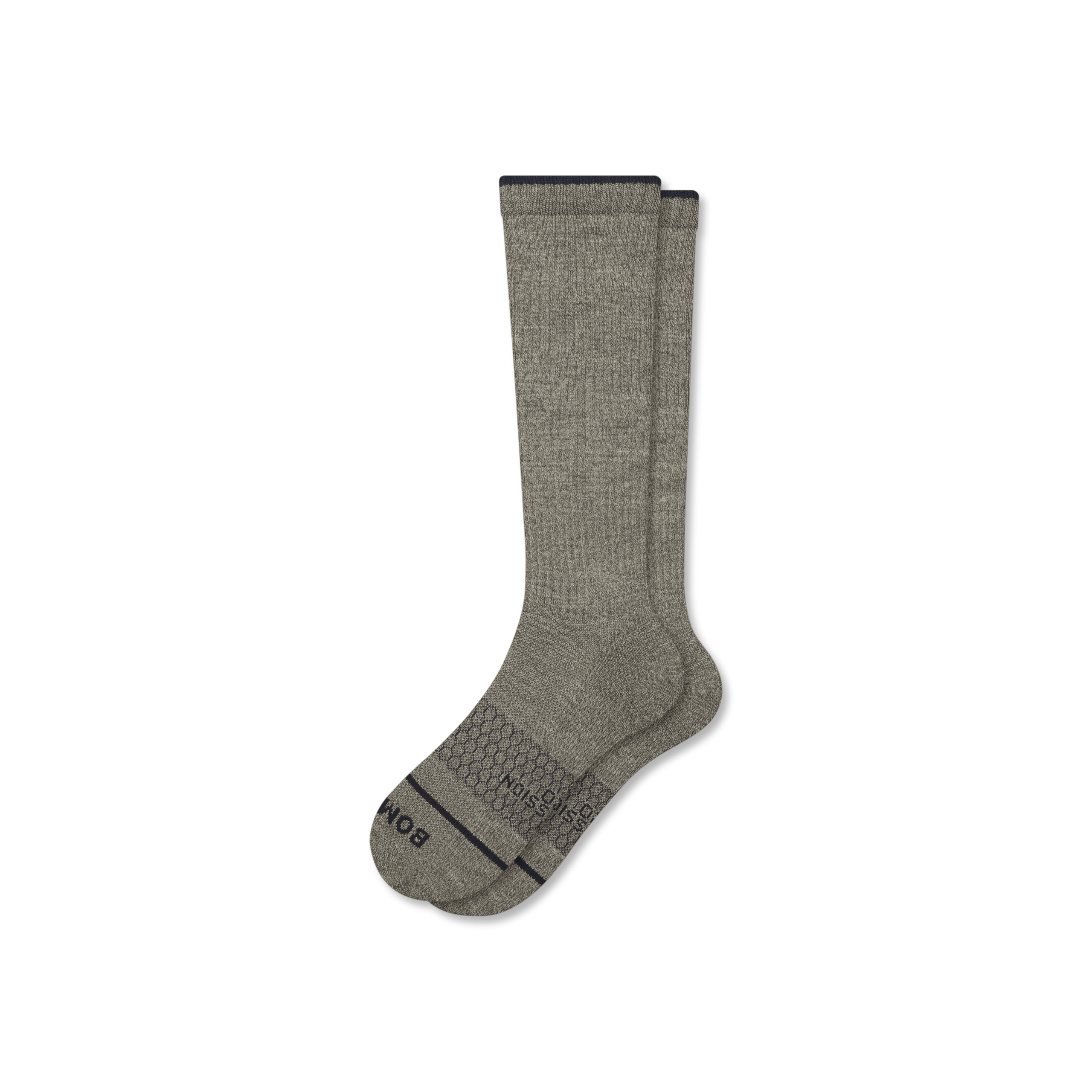 Men's Merino Wool Blend Everyday Compression Knee High Socks (15-20mmHg) - Image 5