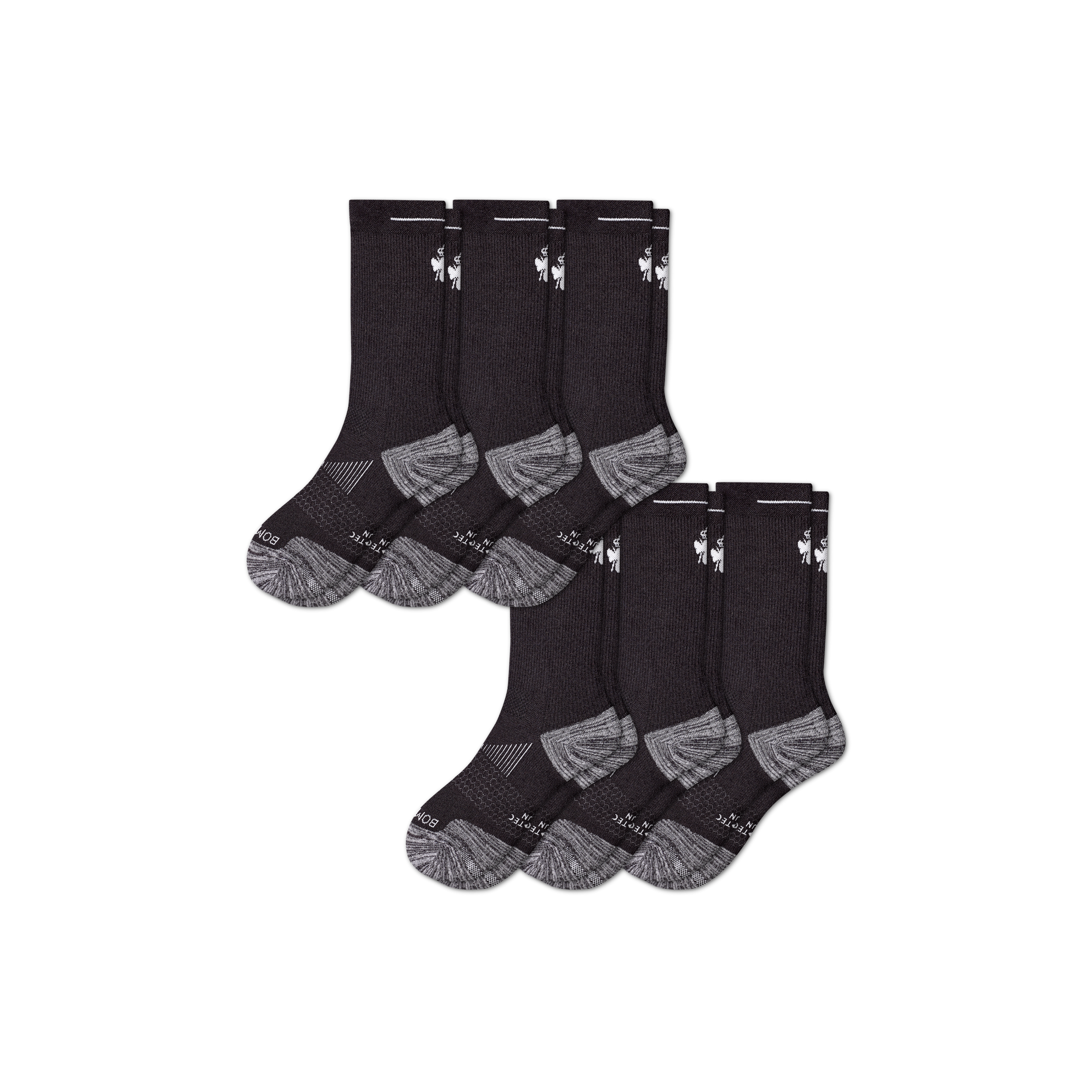 Men's Run Calf Sock 6-Pack - Image 6
