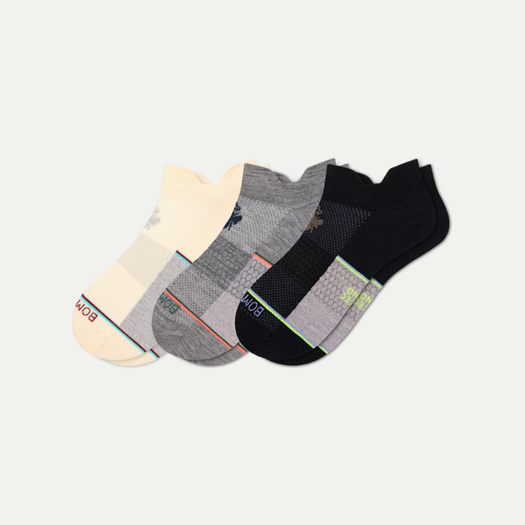 Women's UltraLite Sport Merino Wool Blend Ankle Sock 3-Pack - Image 6