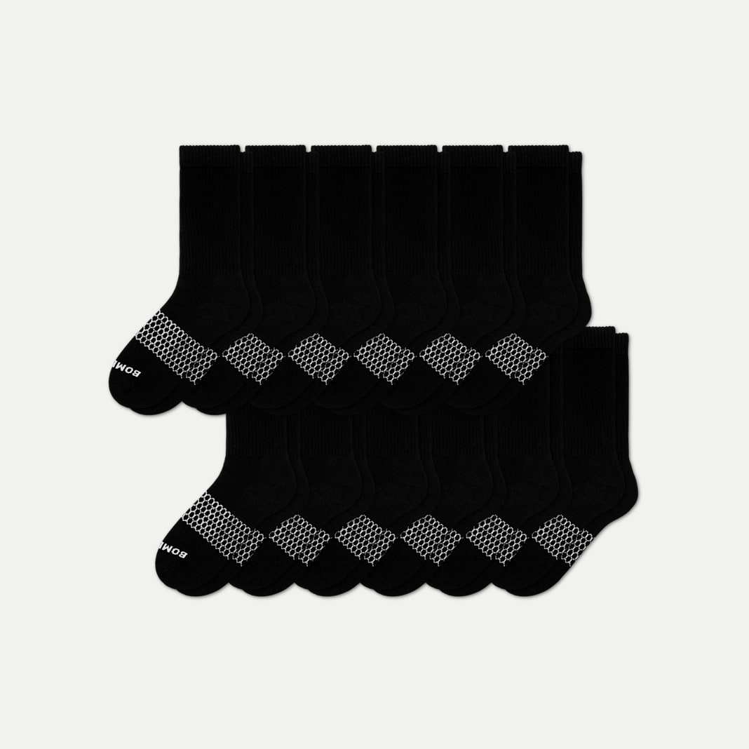 Women's Solids Calf Sock 12-Pack - Image 5