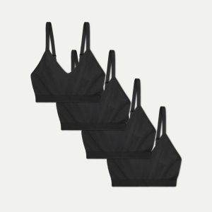 Women's Seamless Scoop Bralette 4-Pack