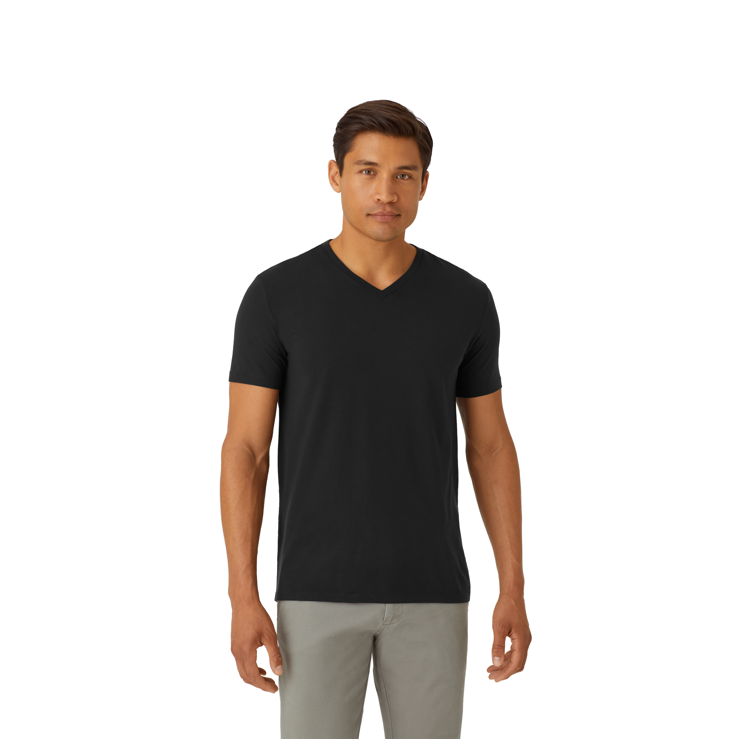 Men's Pima Cotton V-Neck T-Shirt 6-Pack - Image 2