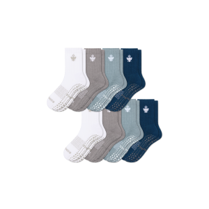 Men's Gripper Half Calf Sock 8-Pack