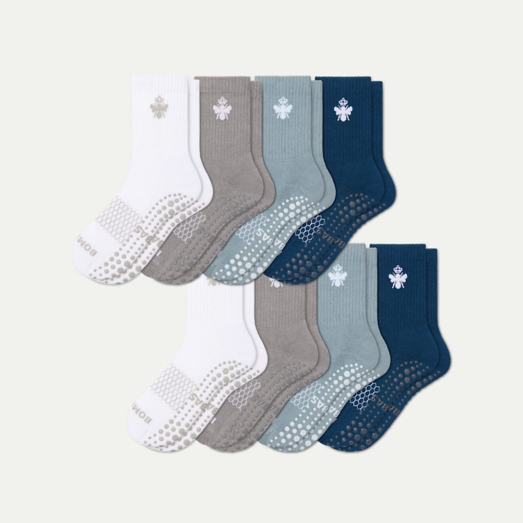 Women's Grippers Half Calf Sock 8-Pack