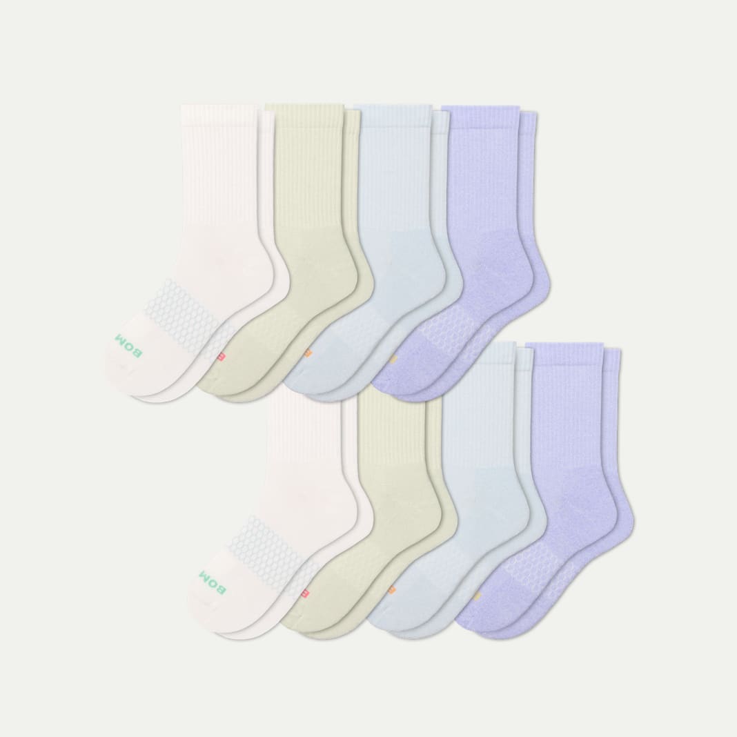 Women's Marl Half Calf Sock 8-Pack