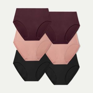 Women's No Show High Rise Brief 6-Pack