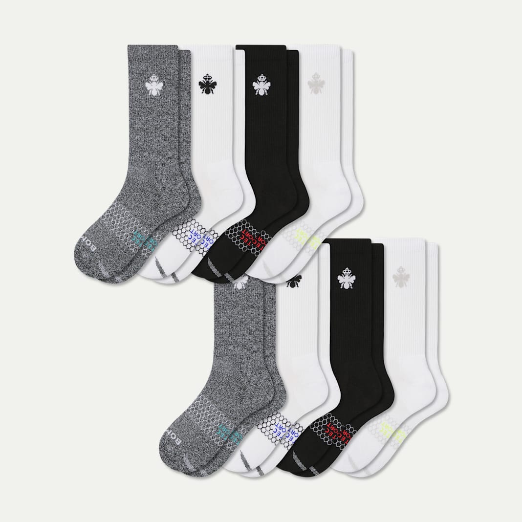 Women's All Sport Calf Sock 8-Pack