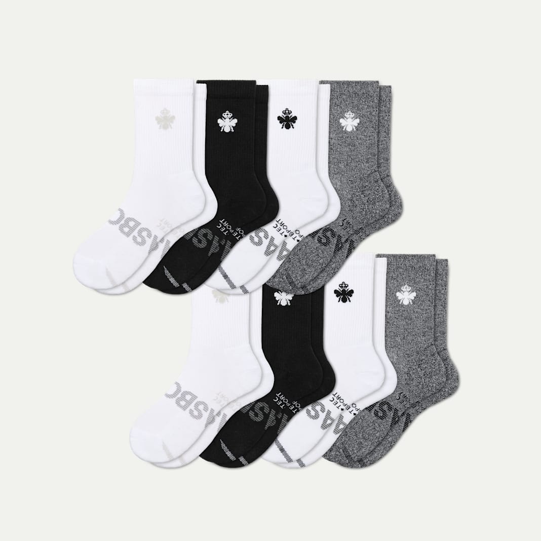 Women's All Sport Half Calf Sock 8-Pack