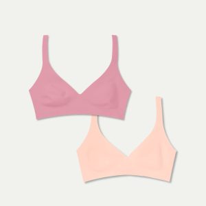 Women’s No Show Plunge Bralette 2-Pack