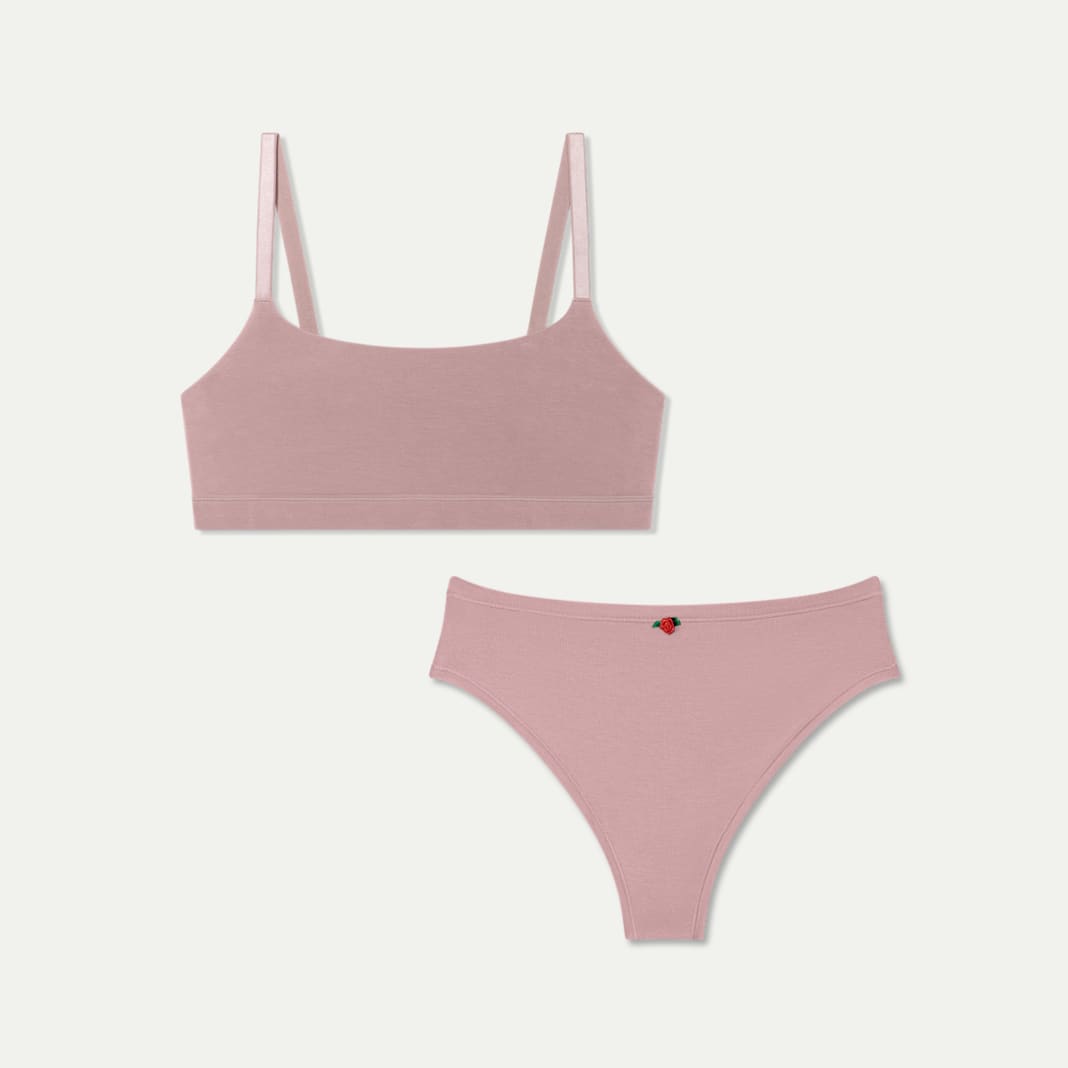 Women’s Super Soft Scoop Bralette + Thong Pack