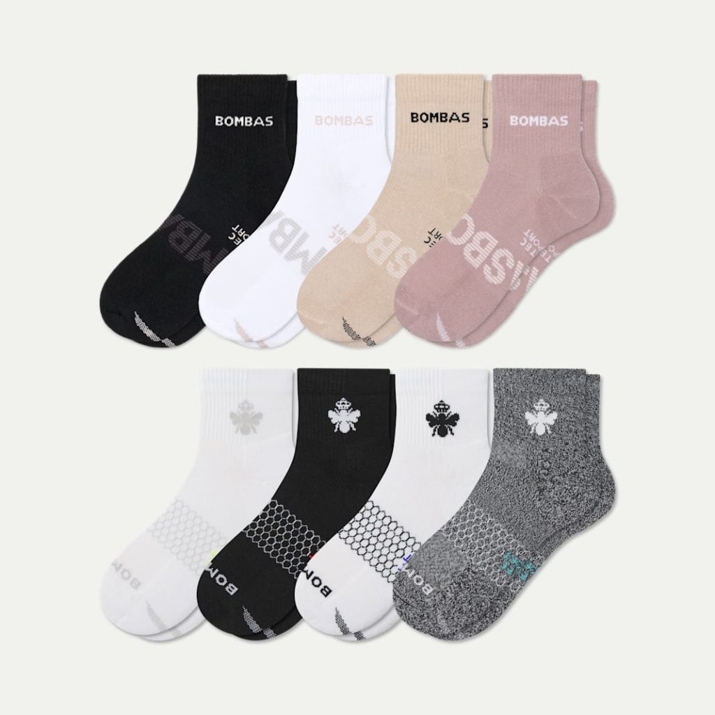 Women's All Sport Quarter Sock 8-Pack