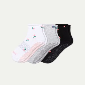 Women's Studio Gripper Quarter Sock 3-Pack