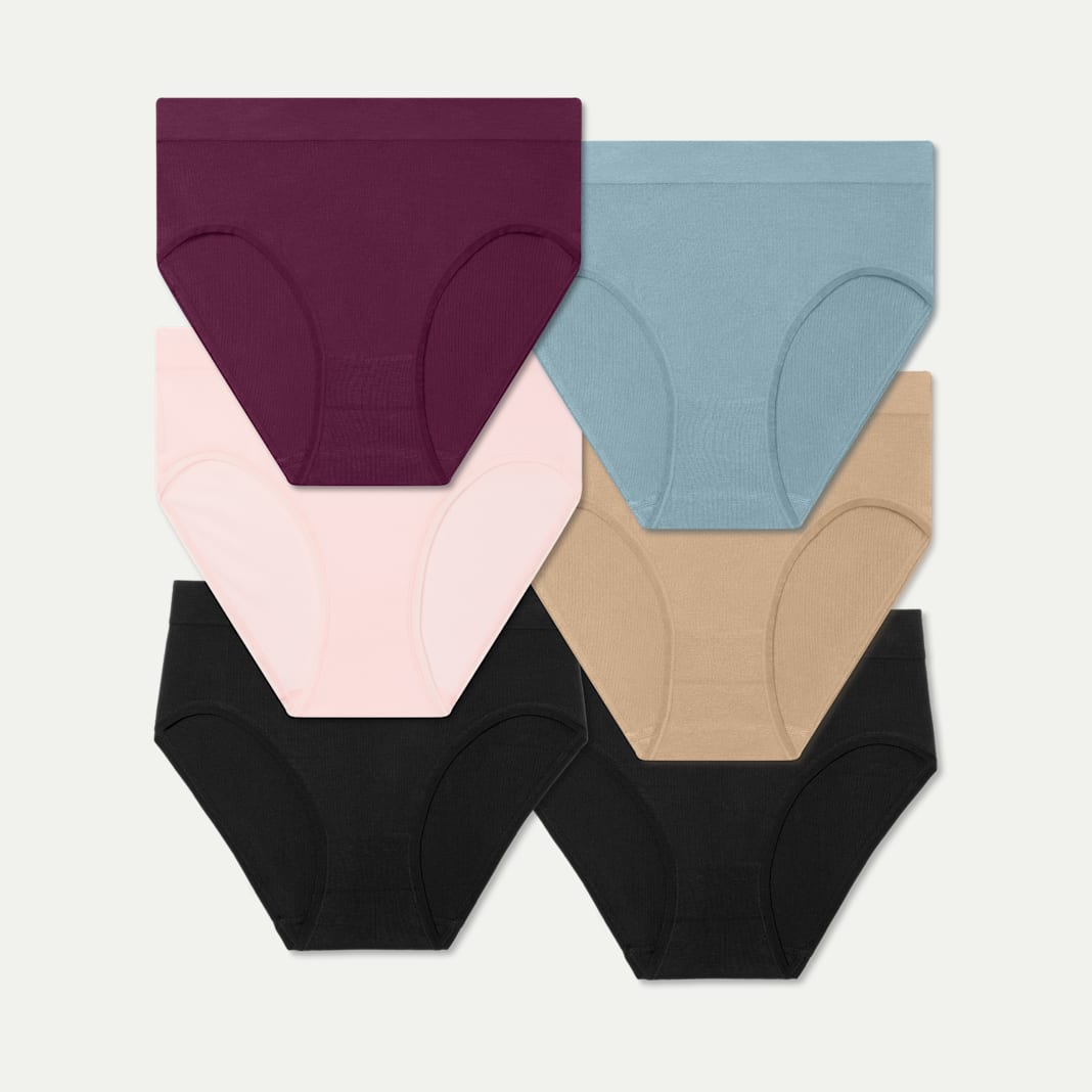 Women's Seamless High Rise Brief 6-Pack