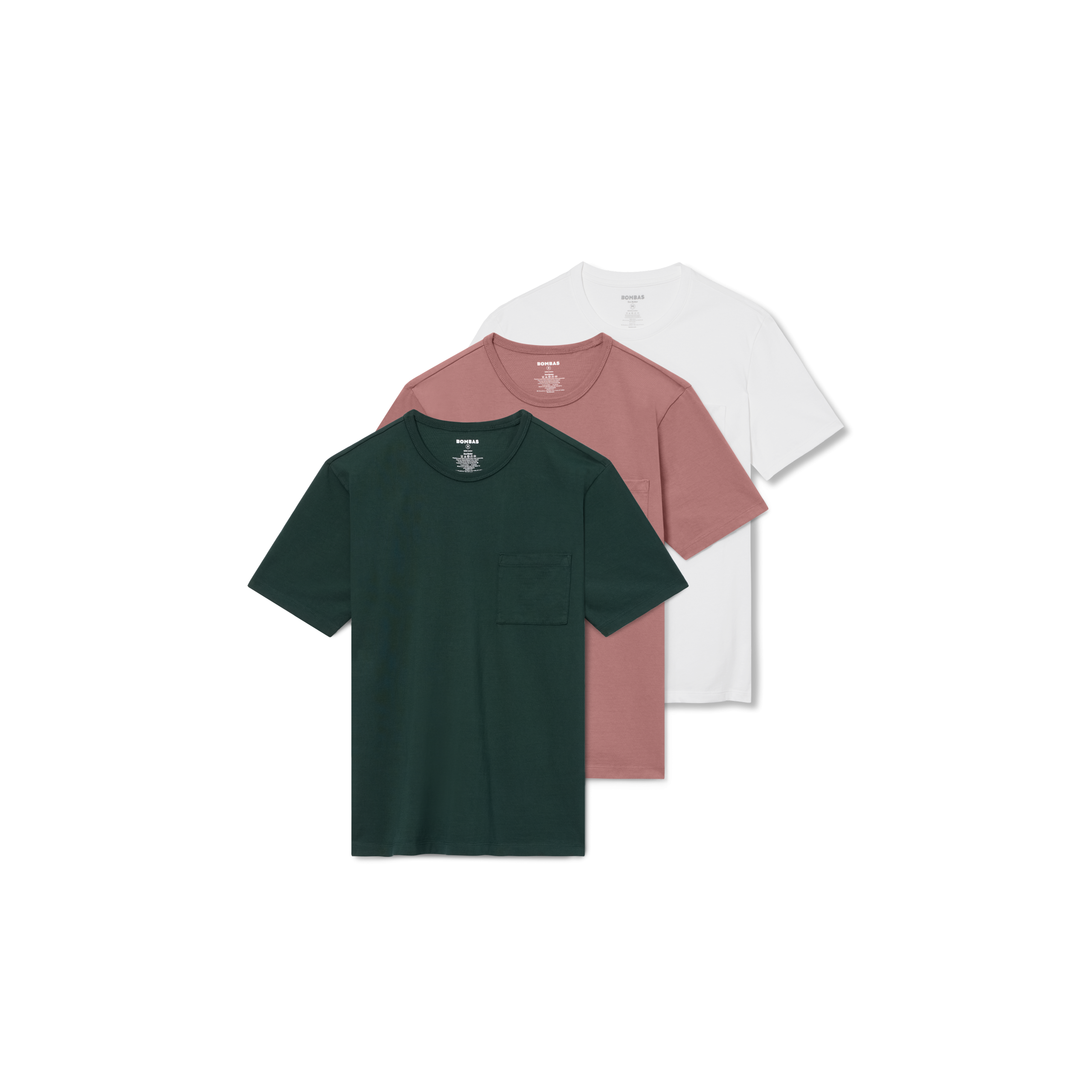 Men’s Premium Weight Pocket Crew Neck T-Shirt 3-Pack - Image 6