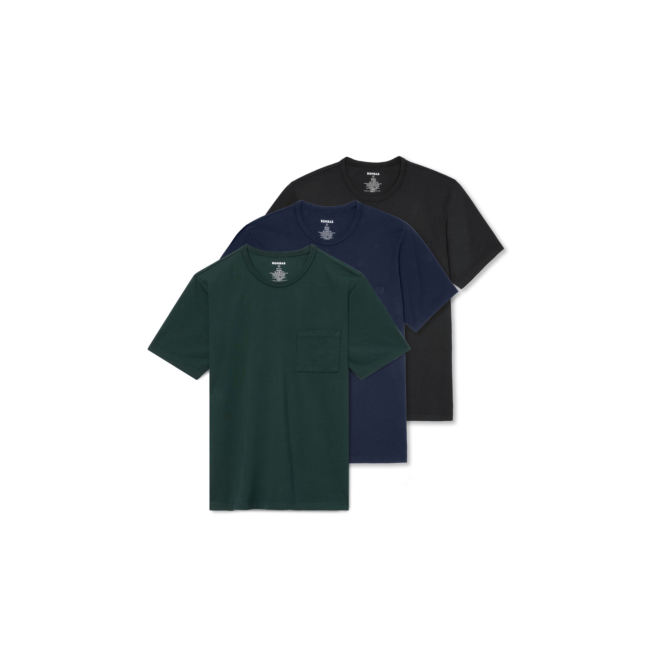 Men’s Premium Weight Pocket Crew Neck T-Shirt 3-Pack - Image 5