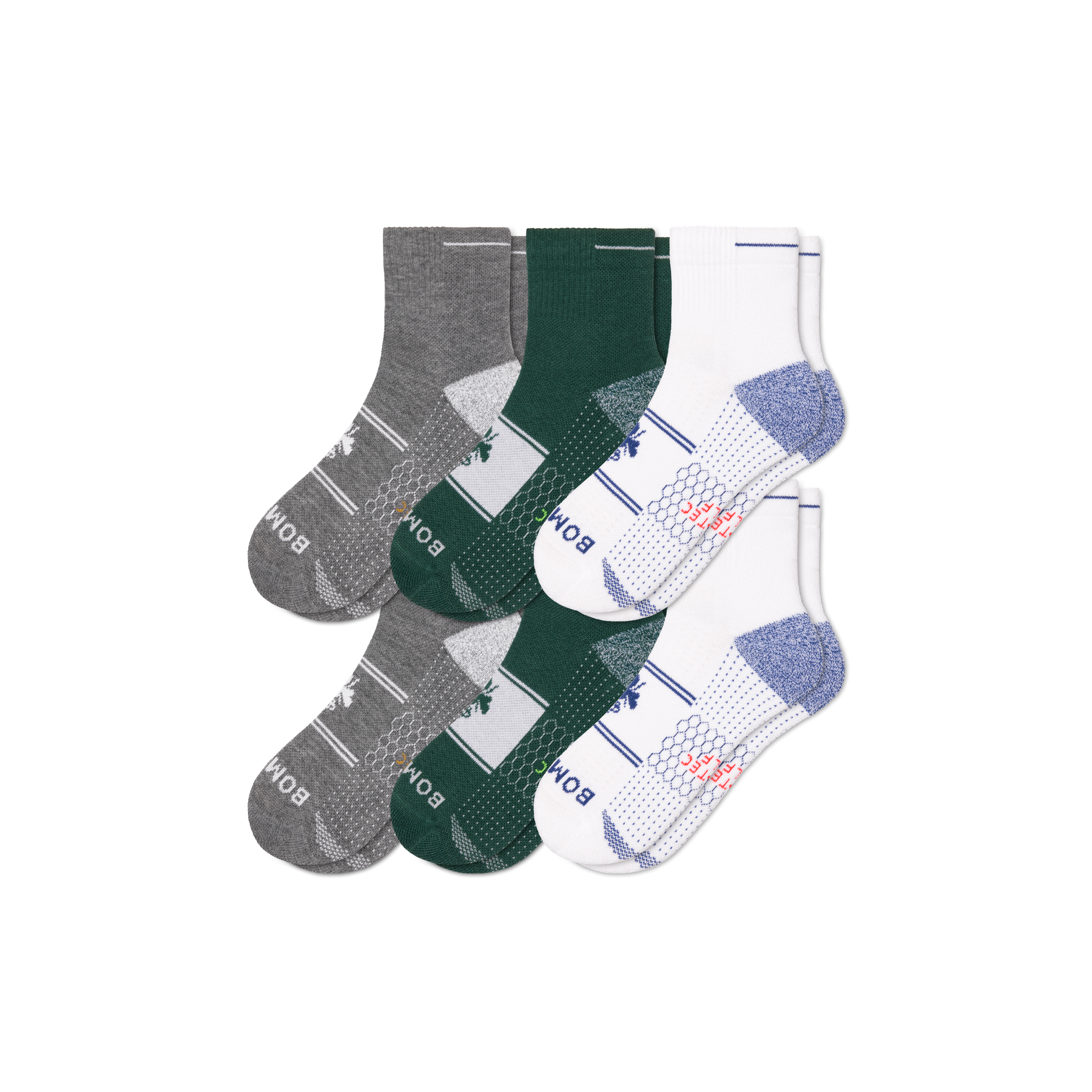 Men's Golf Quarter Sock 6-Pack