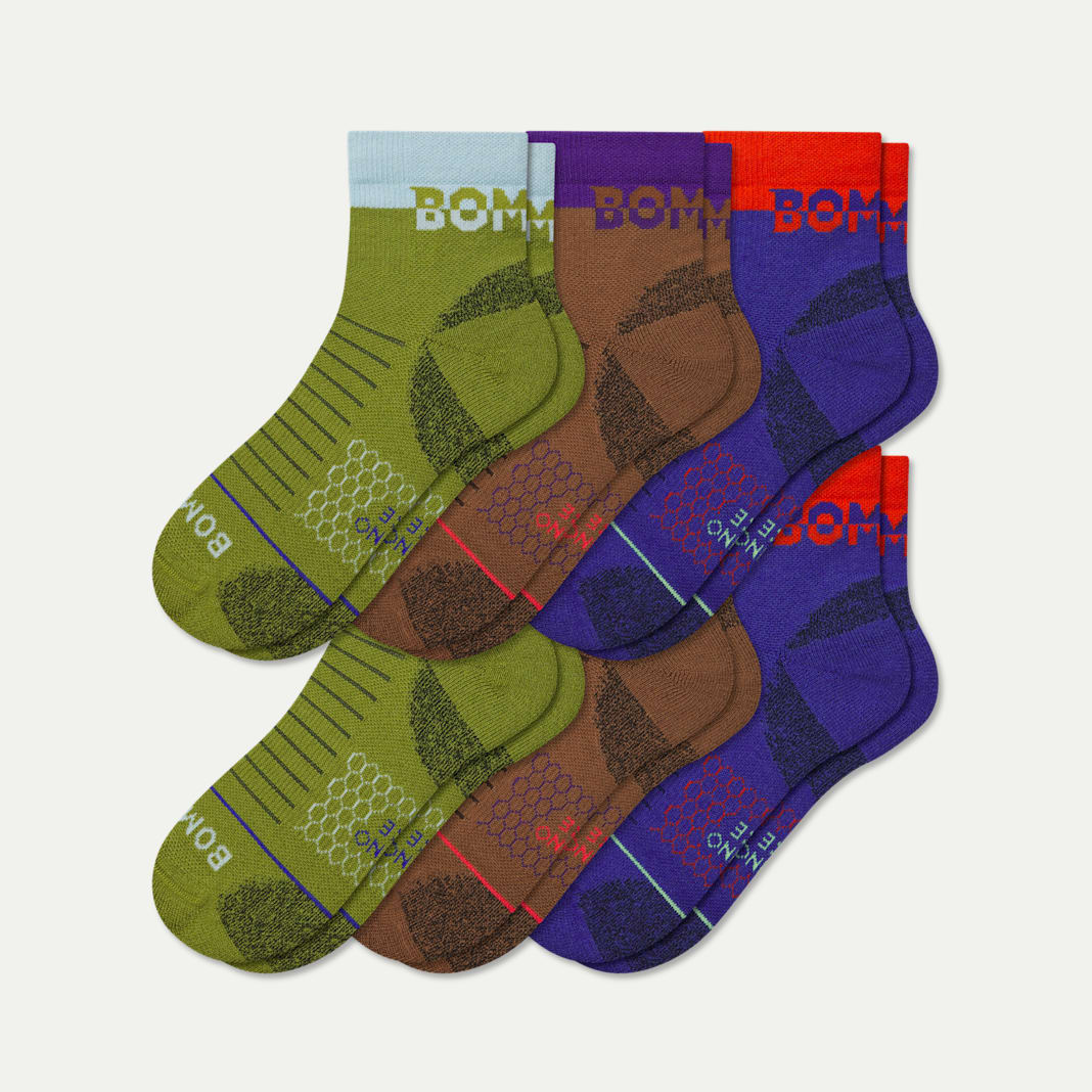 Women's Merino Wool Blend Hiking Quarter Sock 6-Pack - Image 5