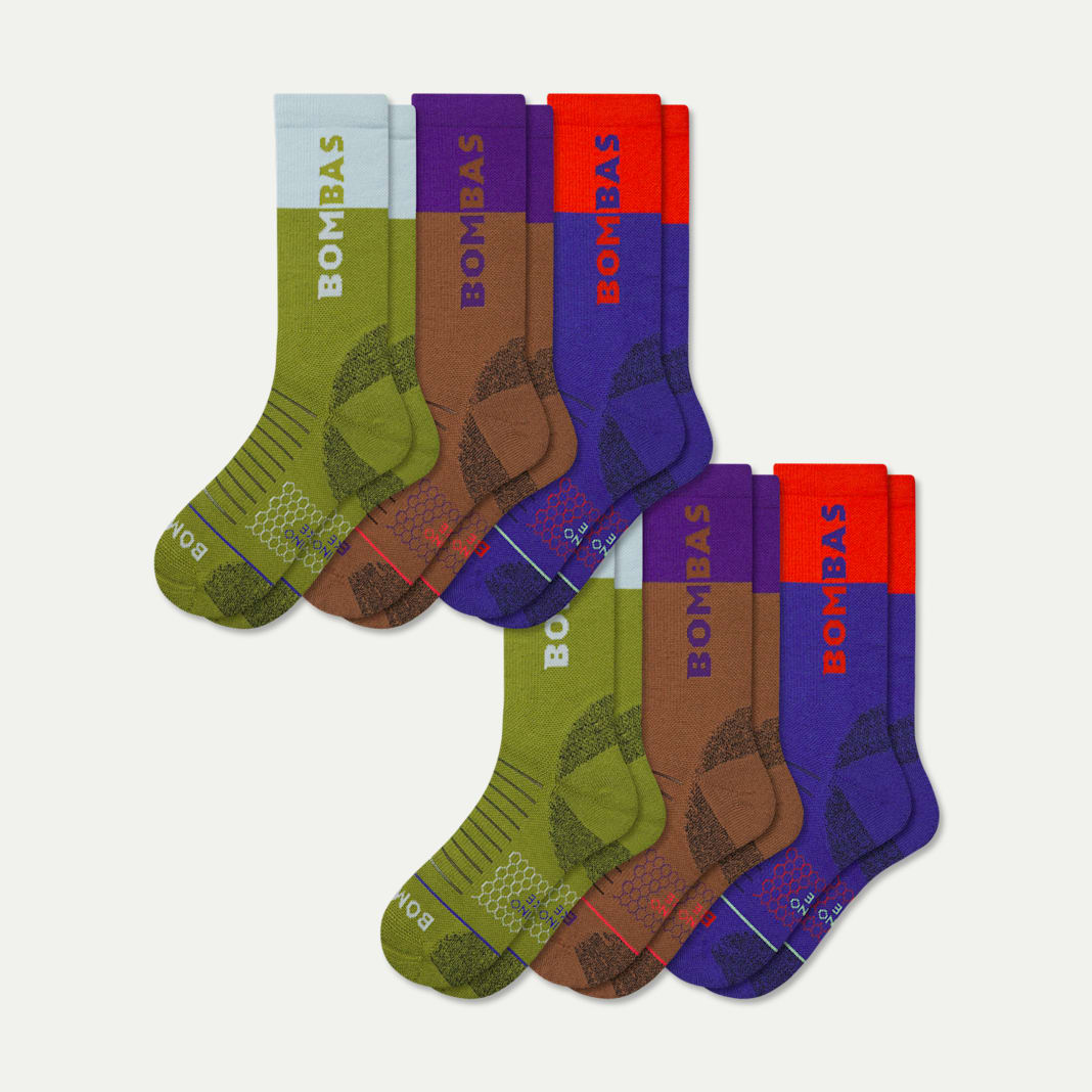 Women's Merino Wool Blend Hiking Calf Sock 6-Pack - Image 6