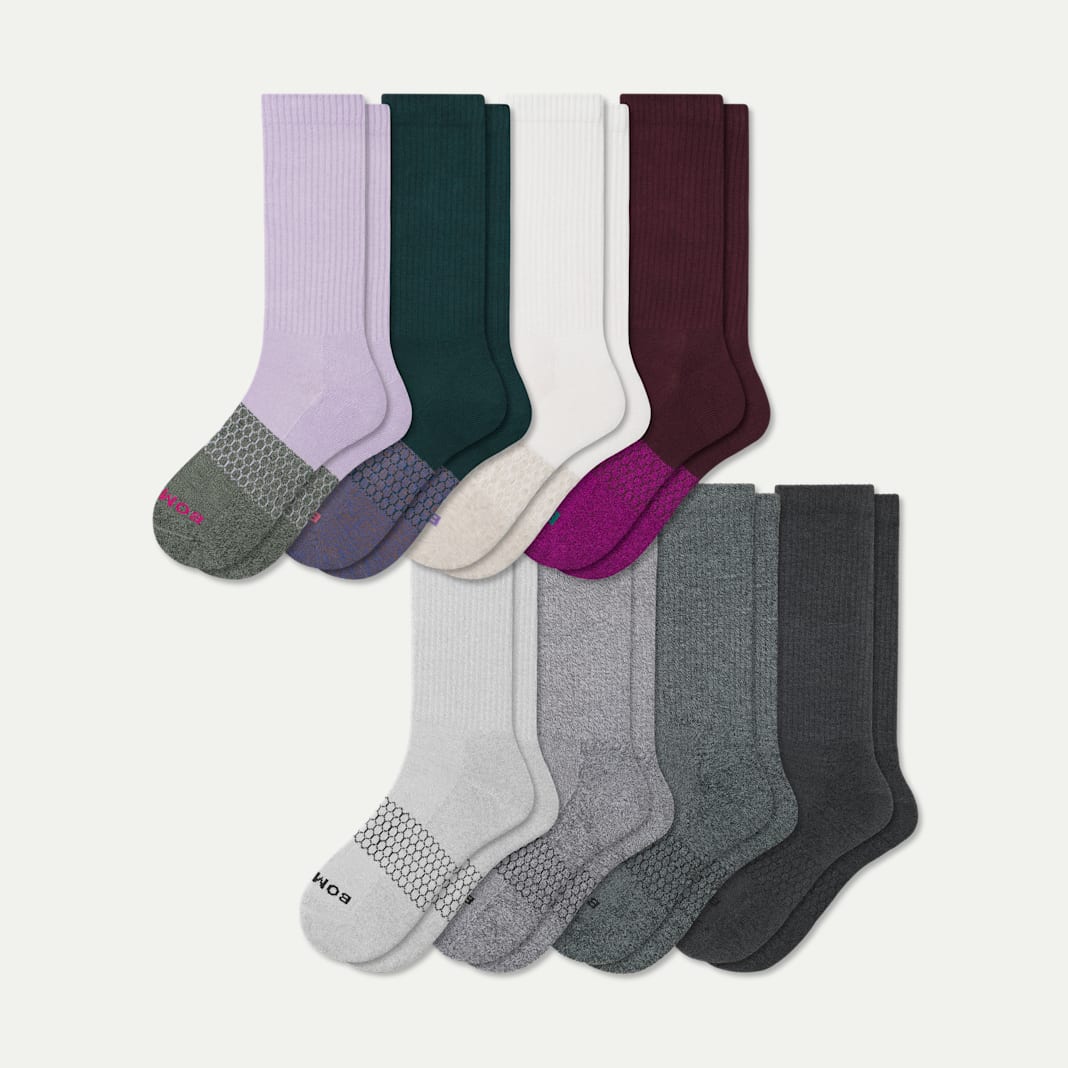 Women's Marl Calf Sock 8-Pack