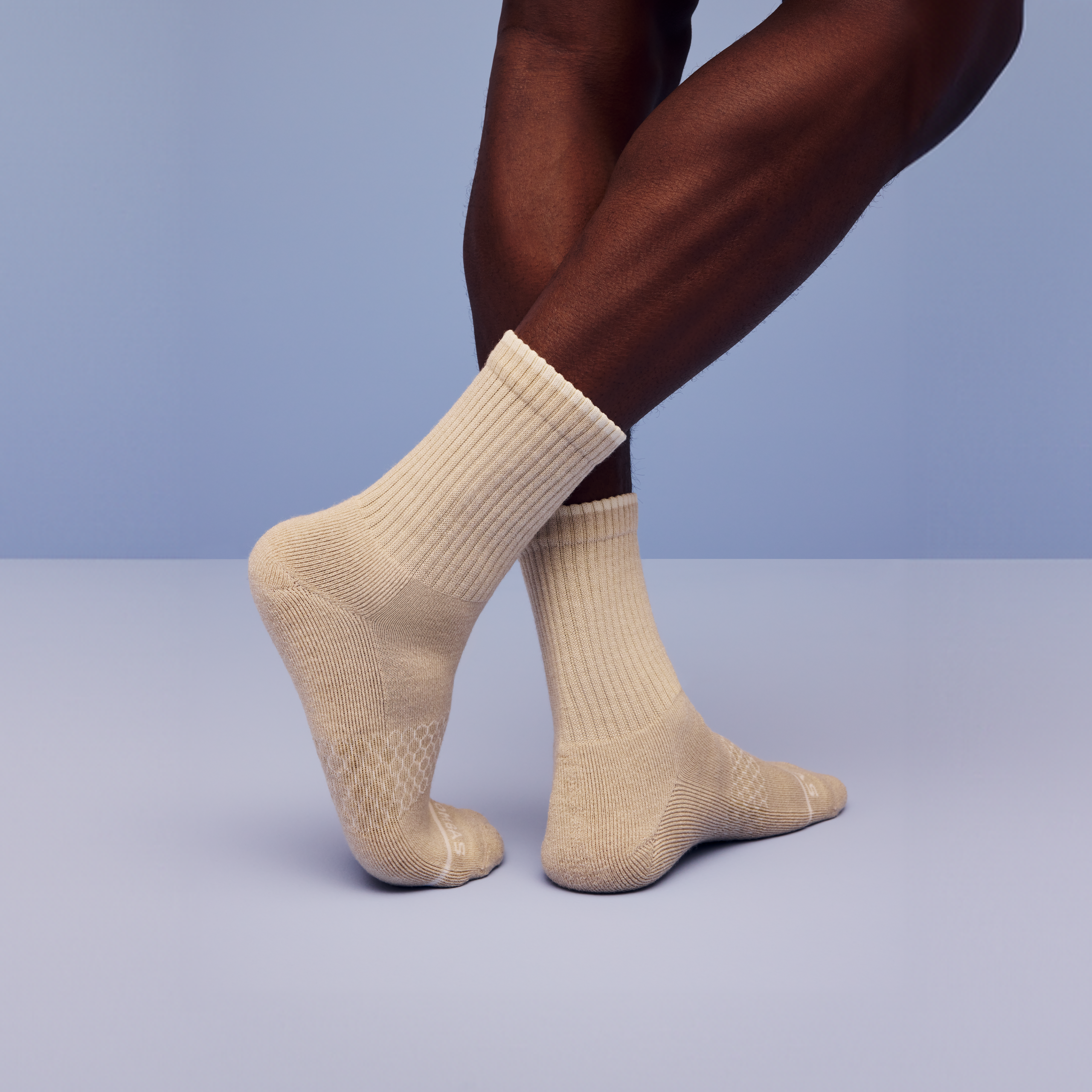 Men's Merino Wool Blend Half Calf Sock 4-Pack - Image 2