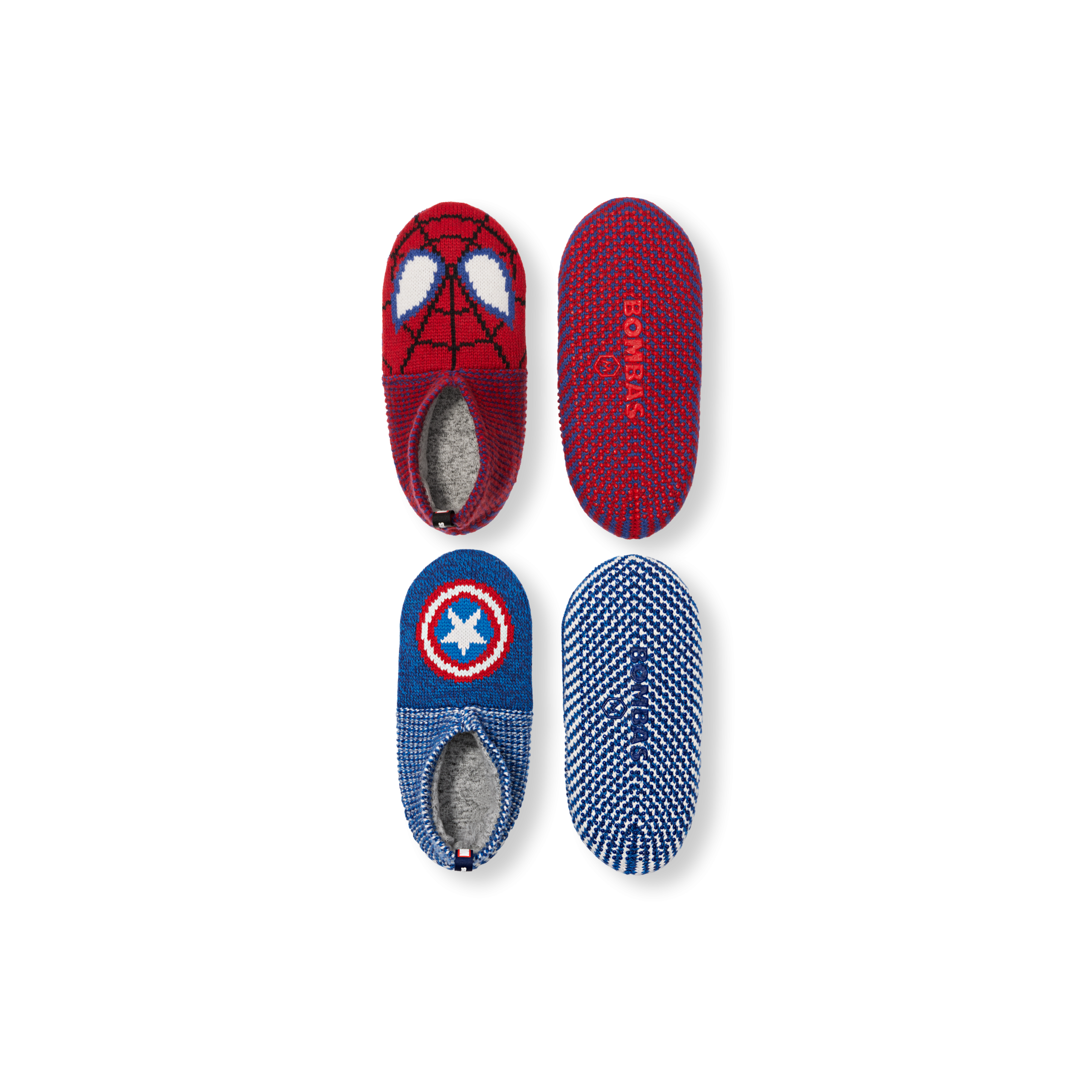 Marvel | Bombas Adult Gripper Slipper 2-Pack