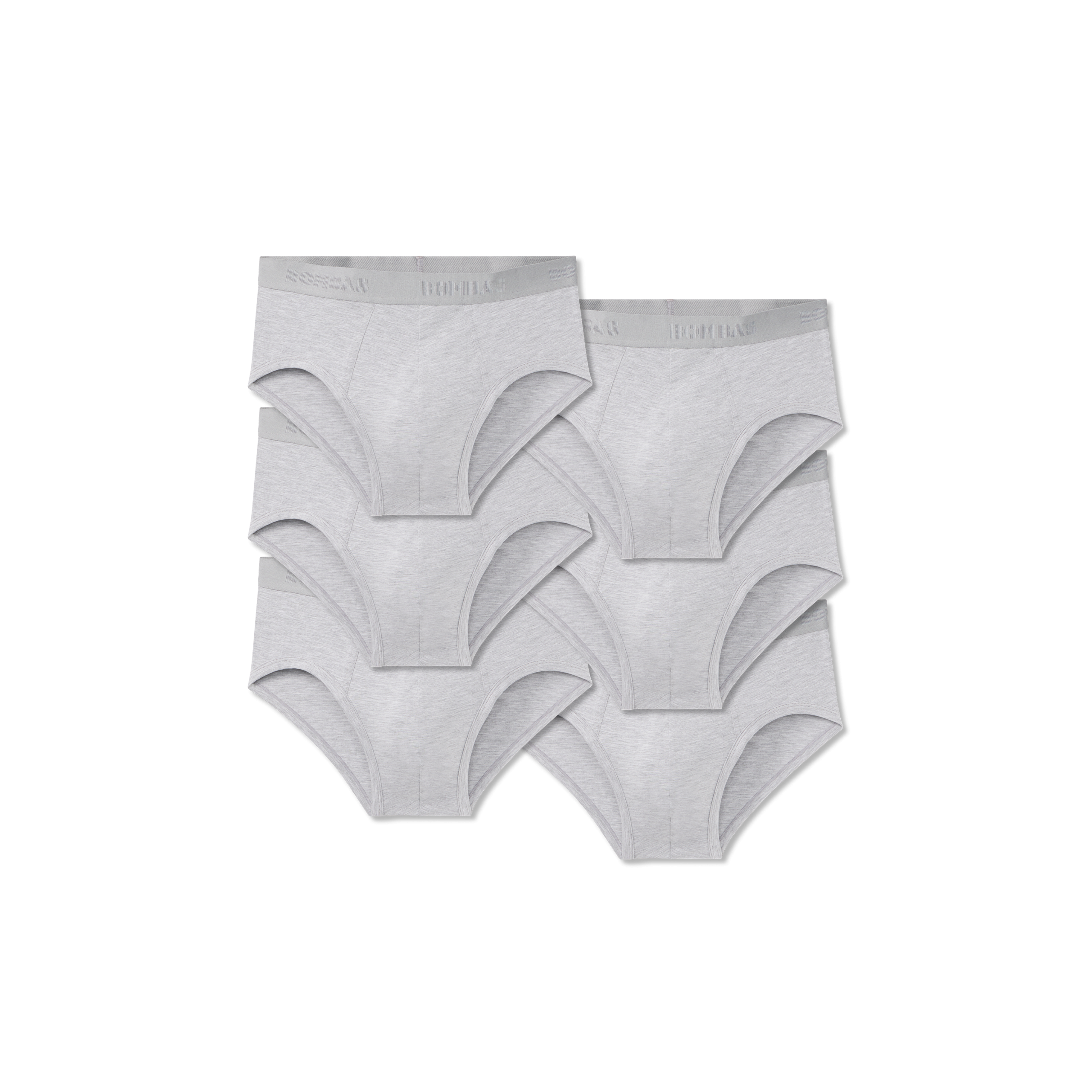 Men's Cotton Modal Blend Flyless Brief 6-Pack