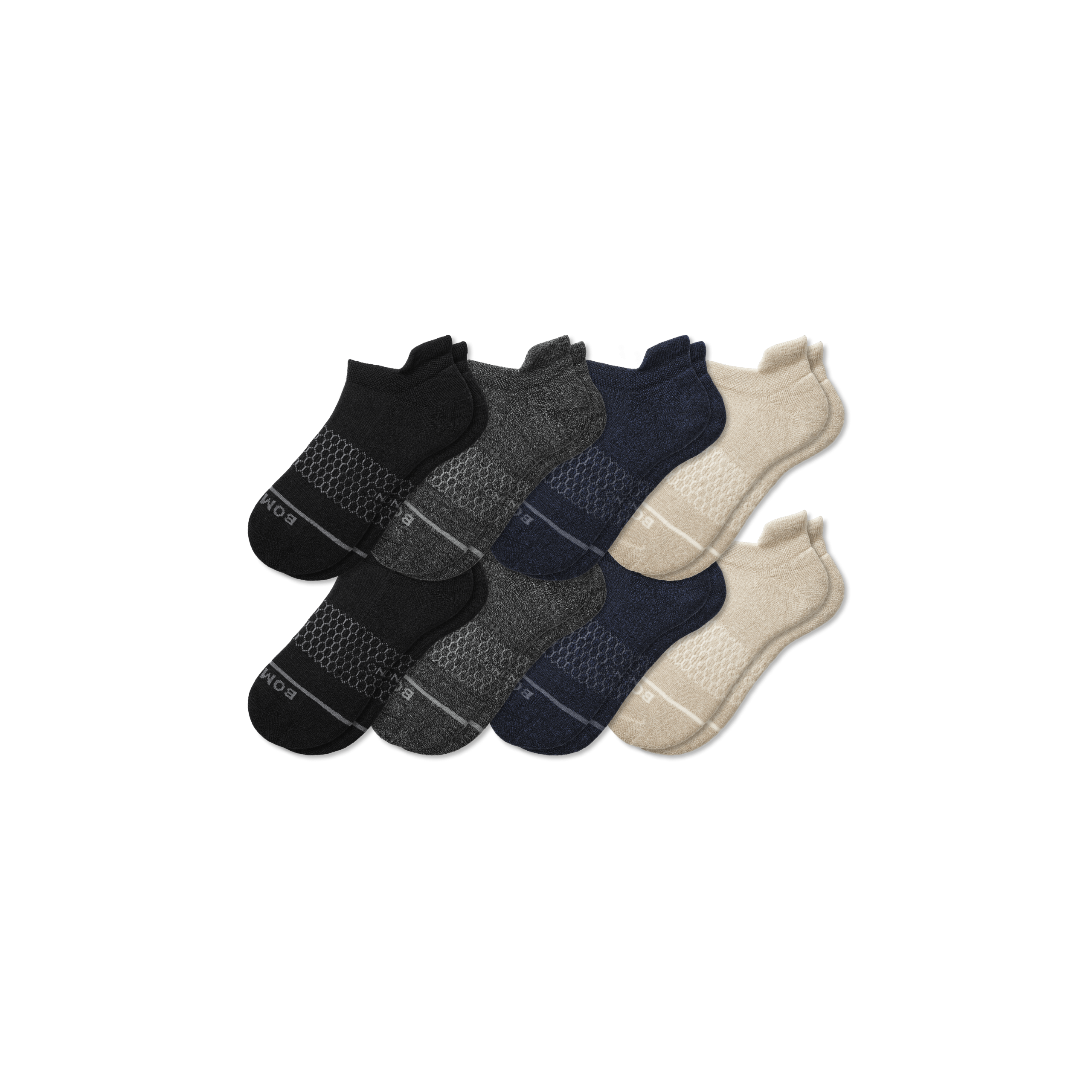 Men's Merino Wool Blend Ankle Sock 8-Pack