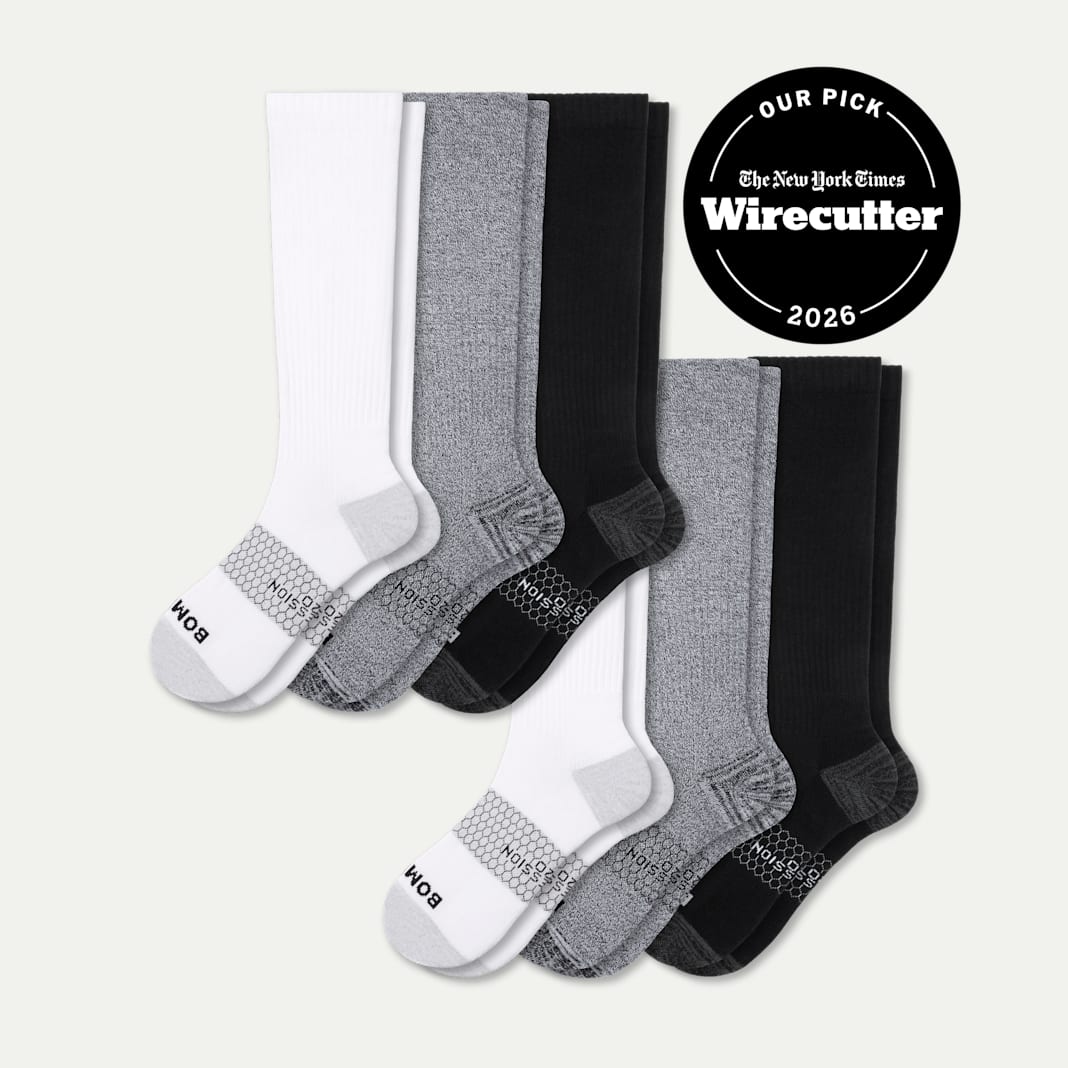 Women's Everyday Compression Knee High Sock 6-Pack (15-20mmHg) - Image 6