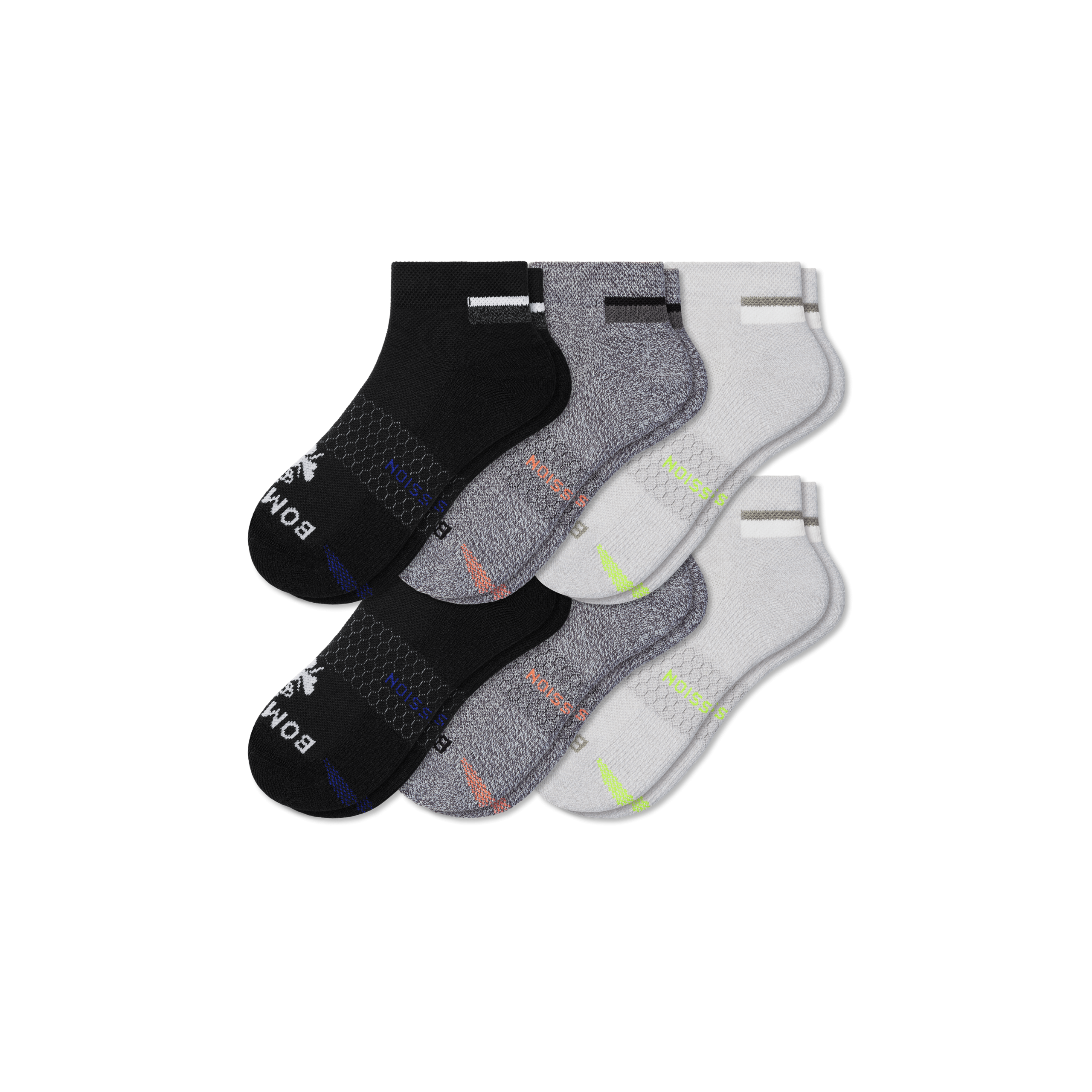 Men's Firm Compression Ankle Sock 6-Pack - Image 5