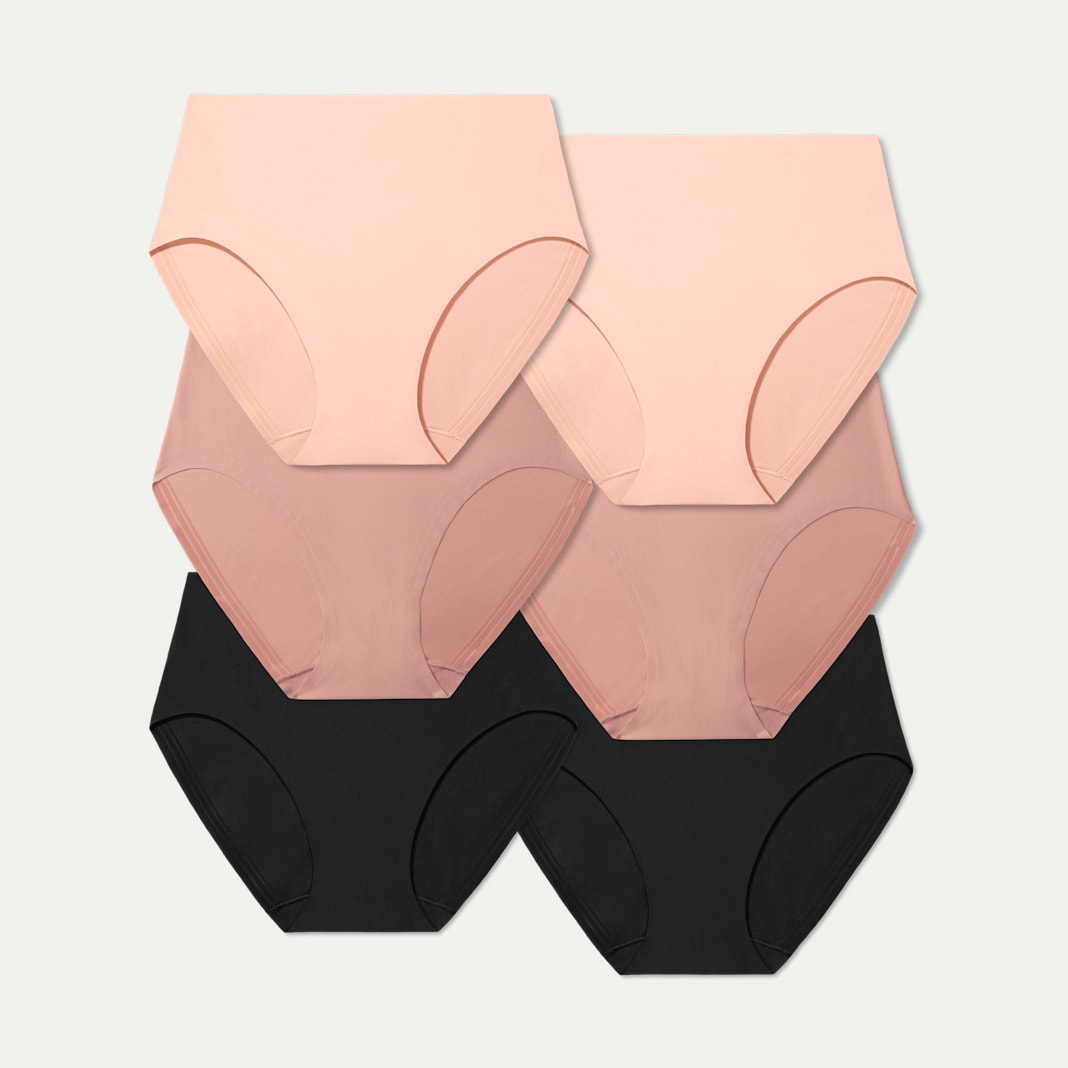 Women's No Show High Rise Brief 6-Pack - Image 6