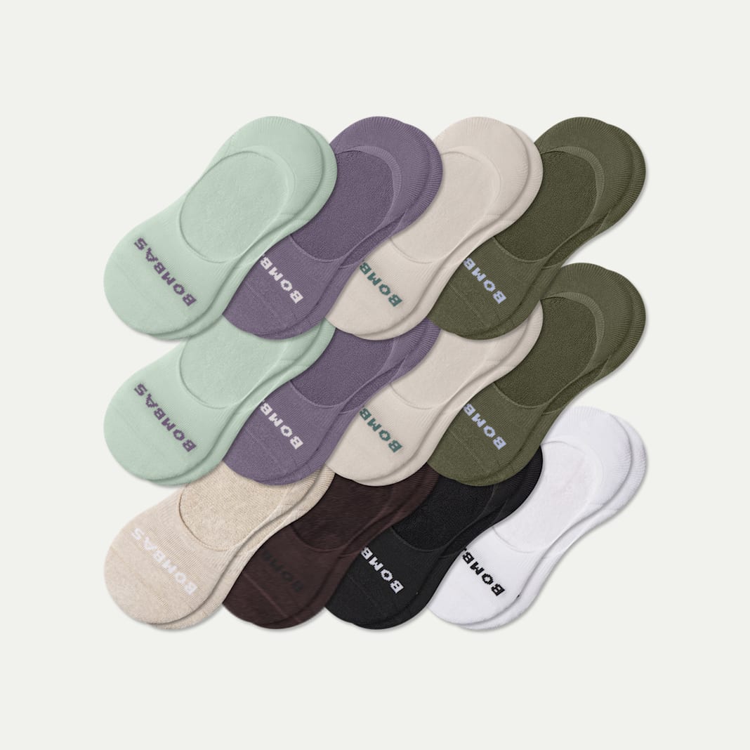 Women's Mid-Cut Cushioned No Show Sock 12-Pack