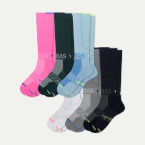 Women's Sport Compression Knee High Sock 6-Pack (20-30mmHg)