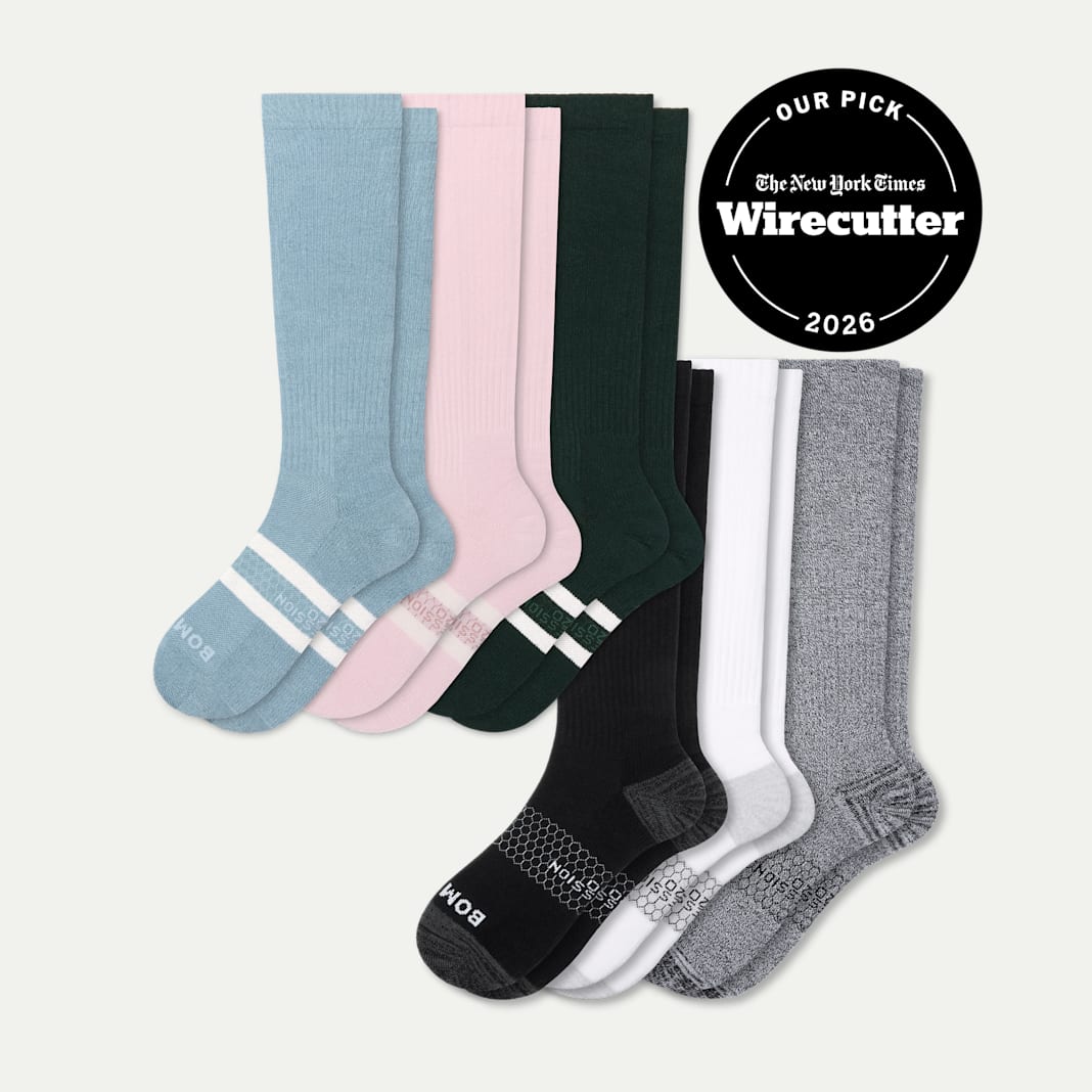 Women's Everyday Compression Knee High Sock 6-Pack (15-20mmHg) - Image 5