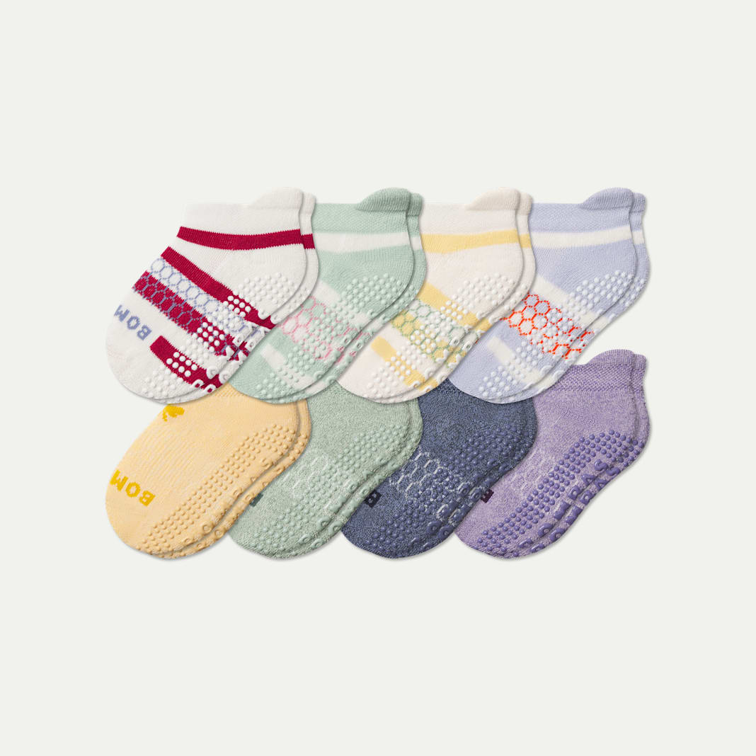Toddler Gripper Ankle Sock 8-Pack - Image 6
