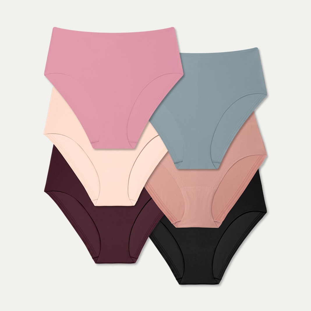Women's No Show Hipster 6-Pack