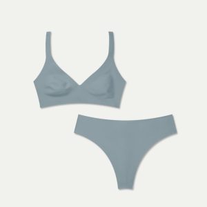 Women’s No Show Plunge Bralette + Thong Pack