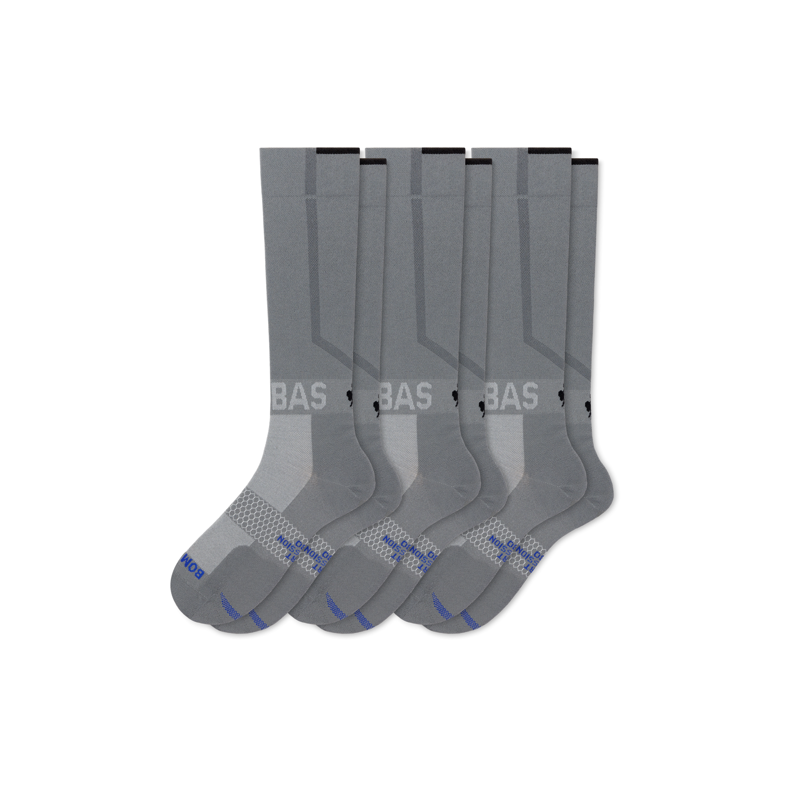 Men's Sport Compression Knee High Sock 3-Pack (20-30mmHg) - Image 6