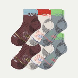 Women's Merino Wool Blend Hiking Quarter Sock 6-Pack